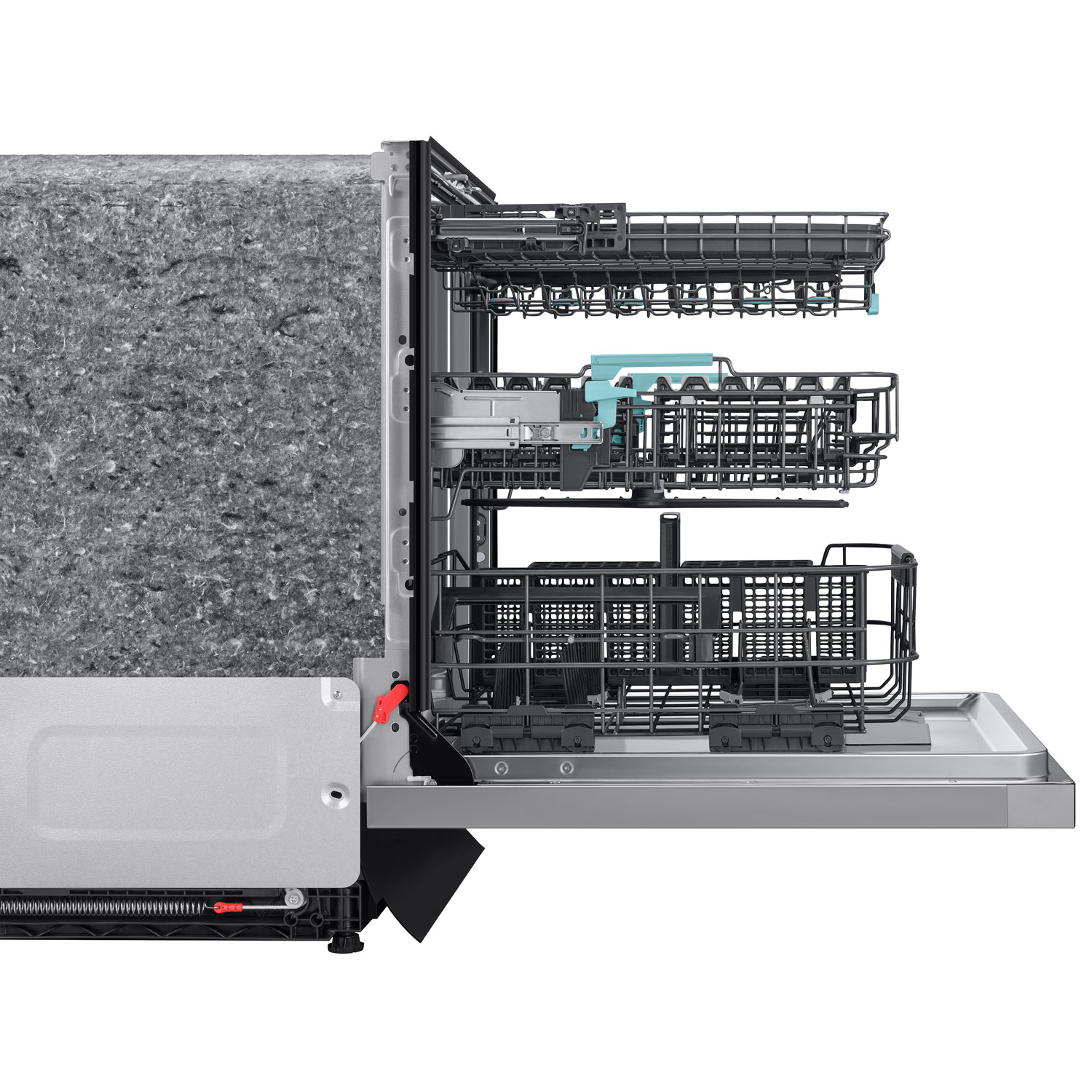 Samsung 24" 38dB Built-In Dishwasher with AI Wash & Third Rack - Stainless Steel