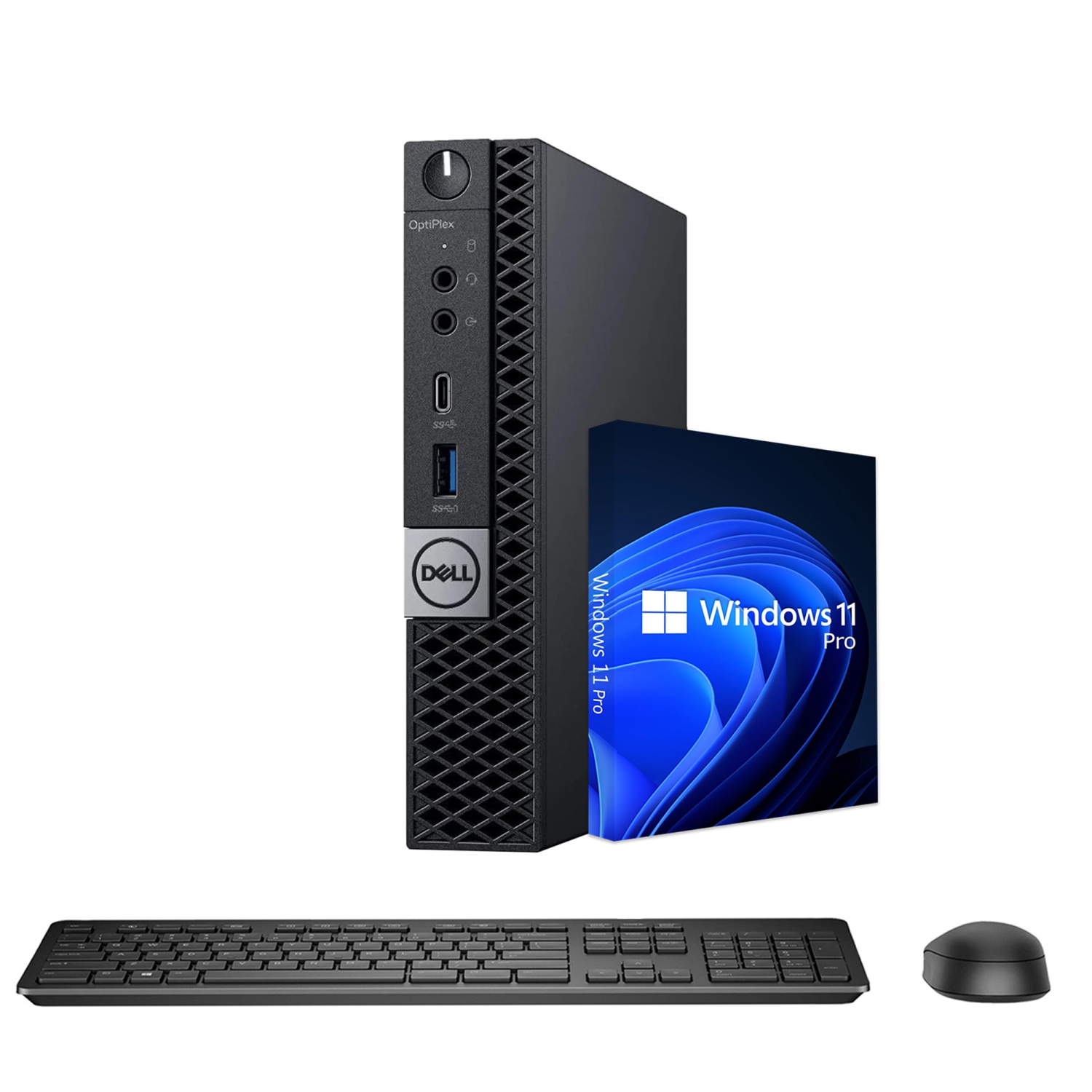 Refurbished - Dell OptiPlex 7070 Desktop Mini Compact PC/ Intel Core i5-9500T Processor/ 32GB DDR4 RAM/ 512GB NVMe SSD/ Windows 11 Pro/ Wireless