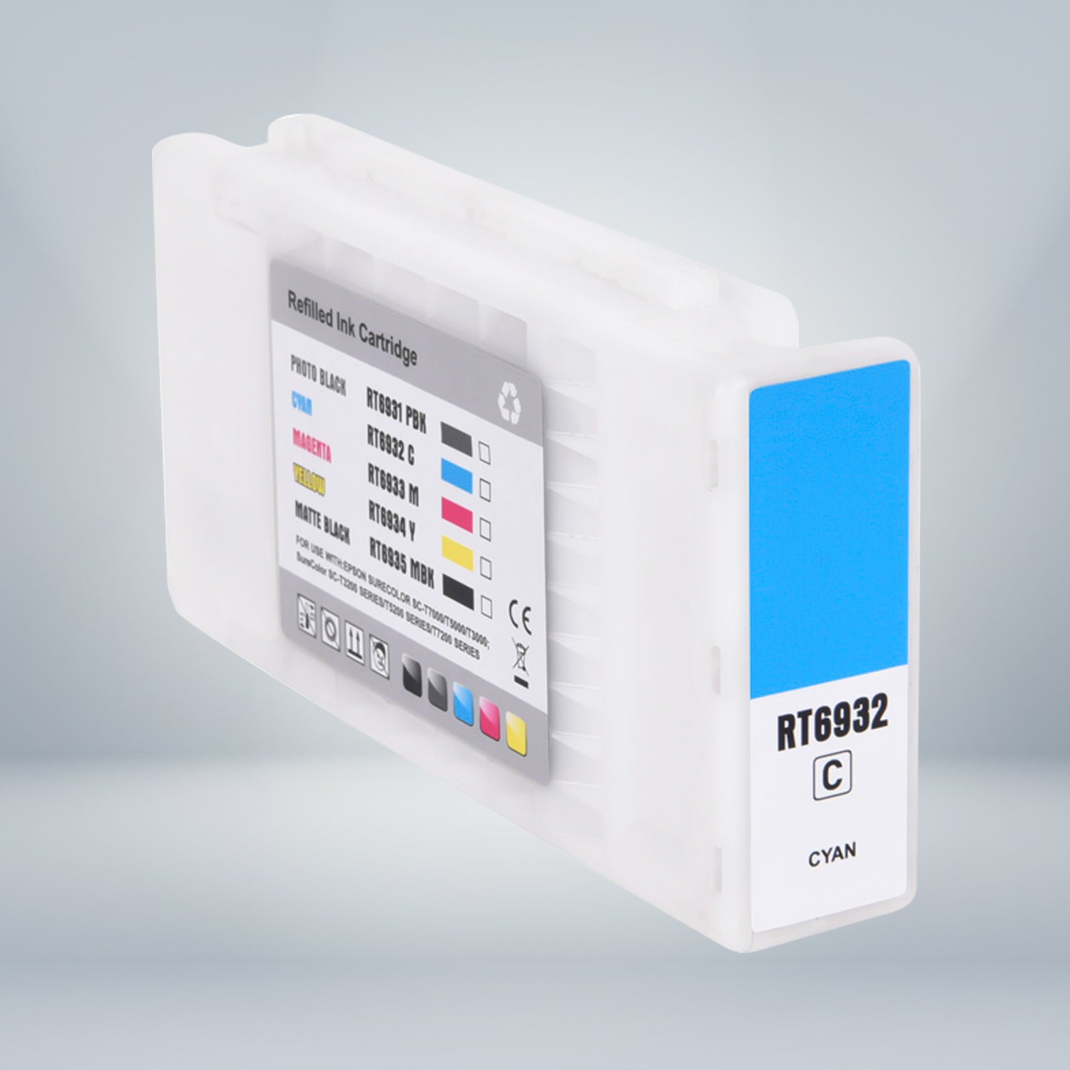 Compatible Epson T693200 700 ml Cyan Ink Cartridge By Superink