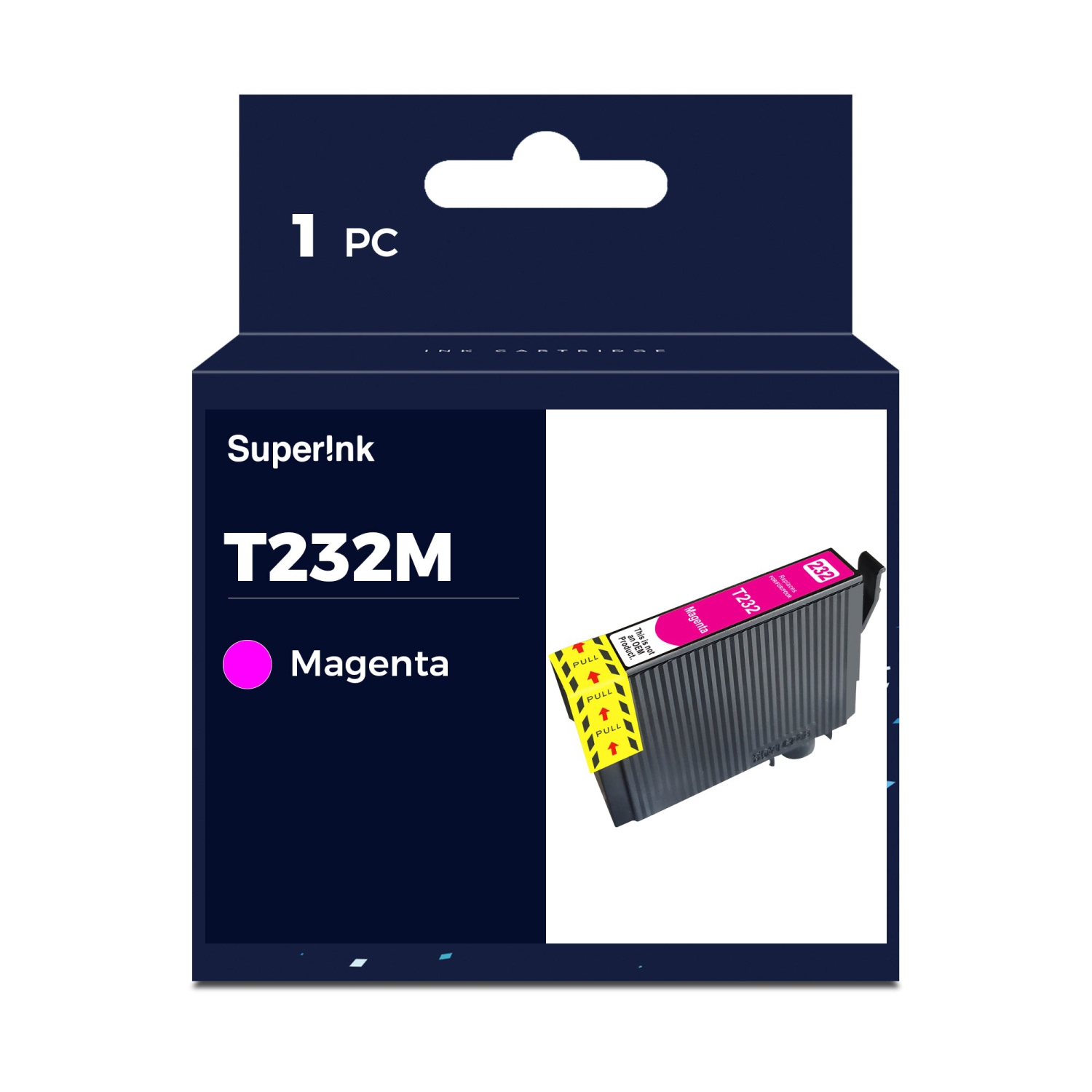 Compatible Epson T232 T232320-S Magenta Ink Cartridge by Superink
