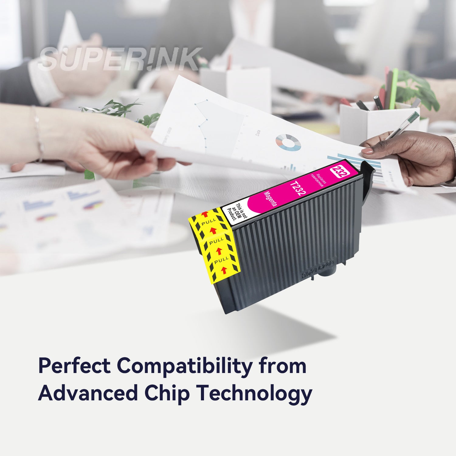 Compatible Epson T232 T232320-S Magenta Ink Cartridge by Superink