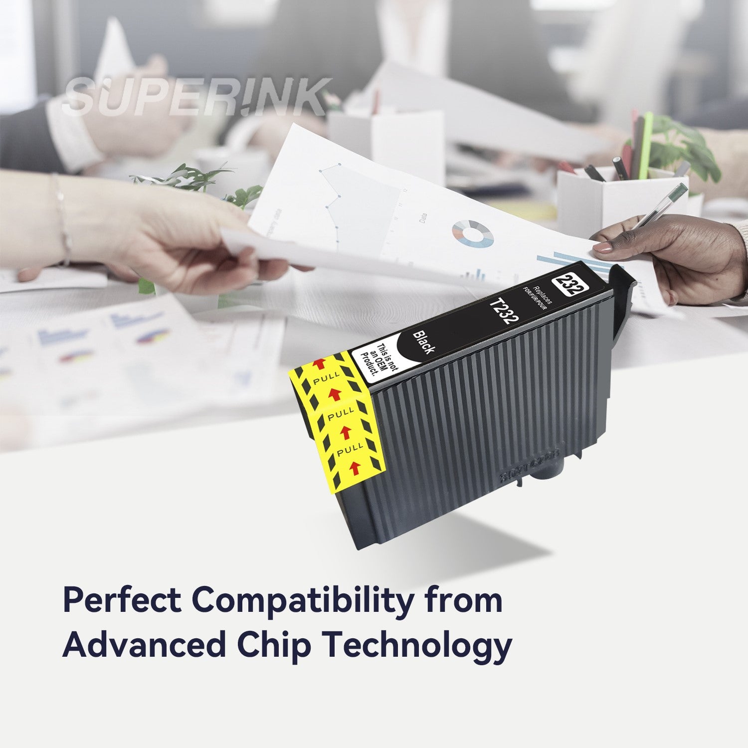 Compatible Epson T232 T232120-S Black High Yield Ink Cartridge by Superink