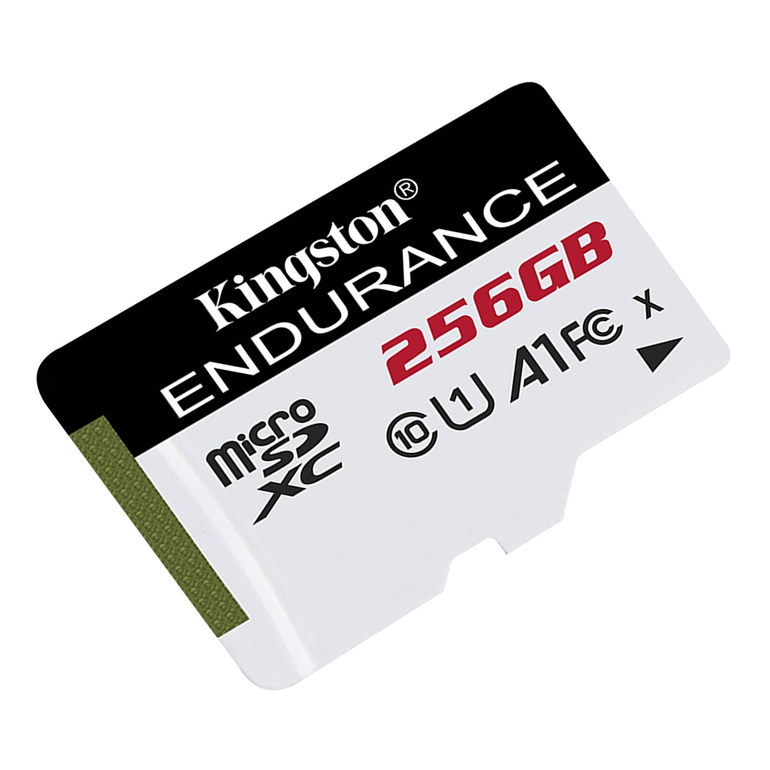 Kingston – Carte mémoire microSD haute endurance, 95R/30 W C10 A1 UHS-I, capacité 256 Go