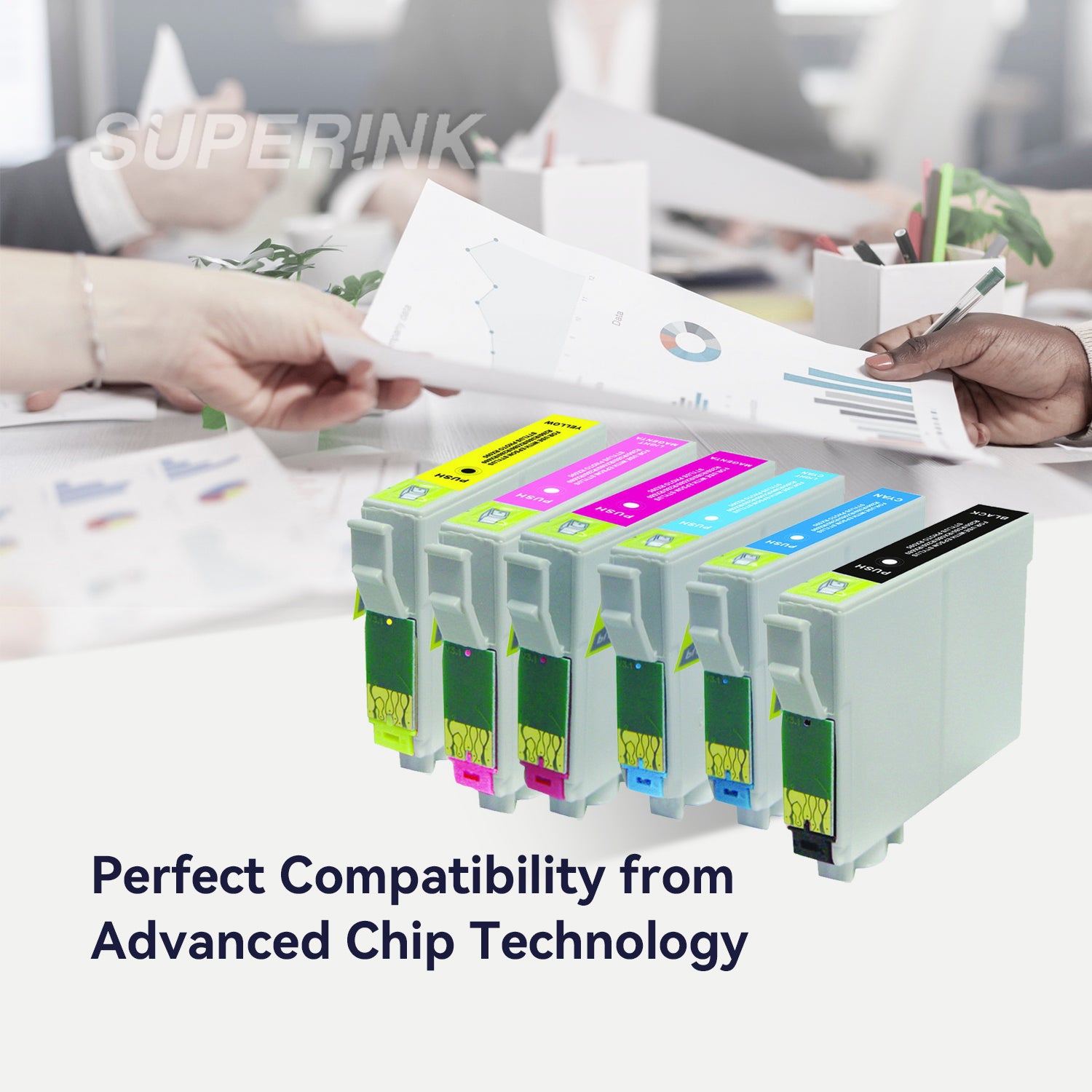 Compatible avec la cartouche d'encre combinée T078 d'Epson par Superink