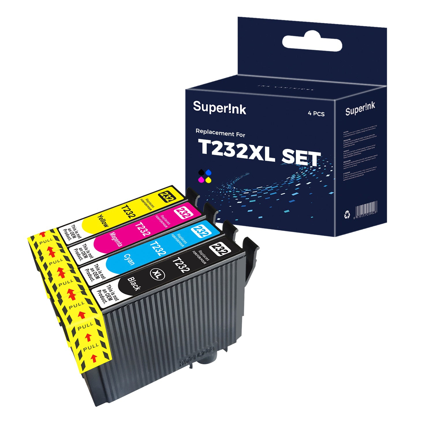 Compatible avec la cartouche d'encre combinée T232XL T232 d'Epson de Superink