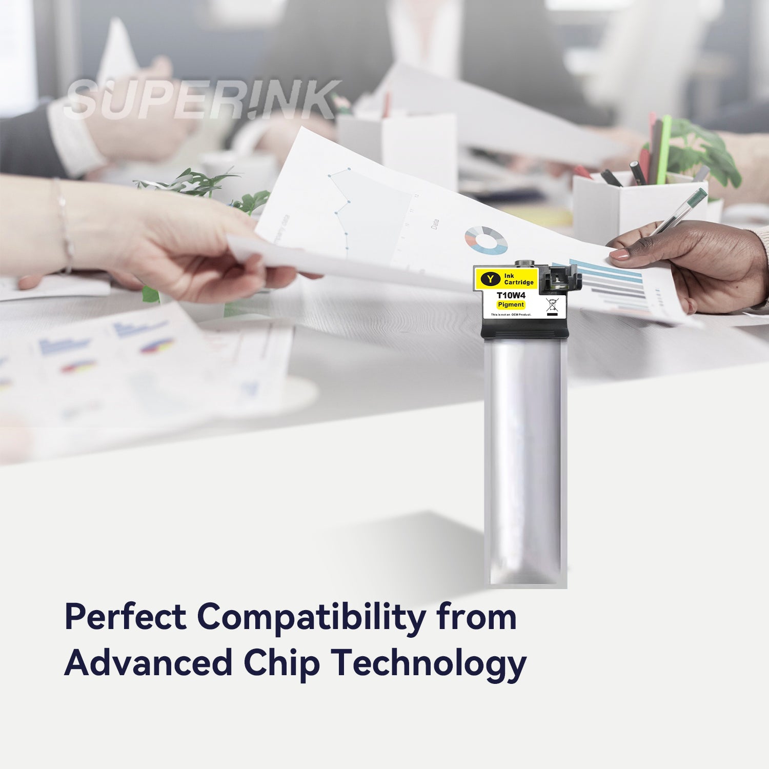 Compatible Epson T10W400 Yellow Ink Cartridge High Yield By Superink