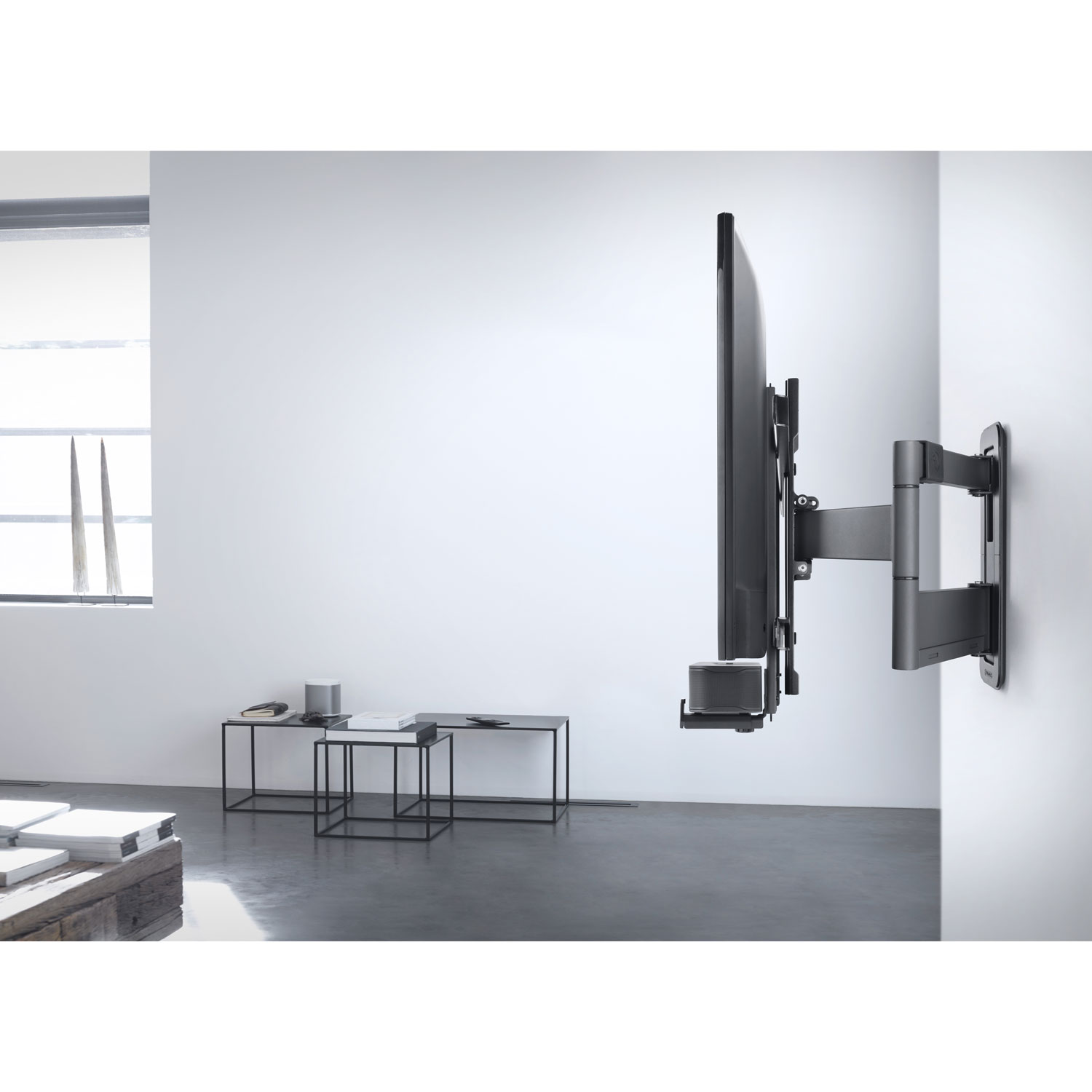 One For All Universal Turn Soundbar Holder - Black