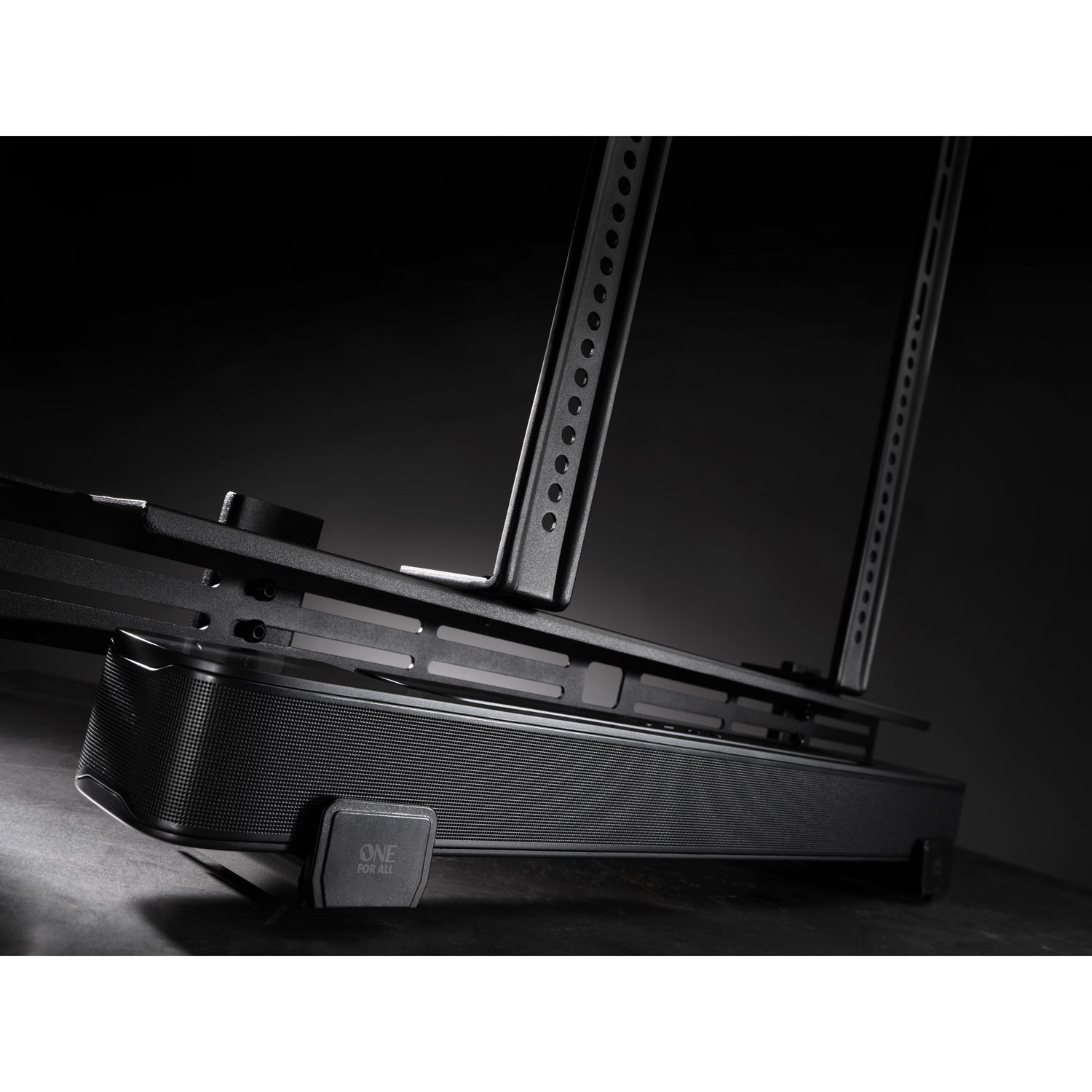 One For All Universal Turn/Flush Soundbar Holder - Black