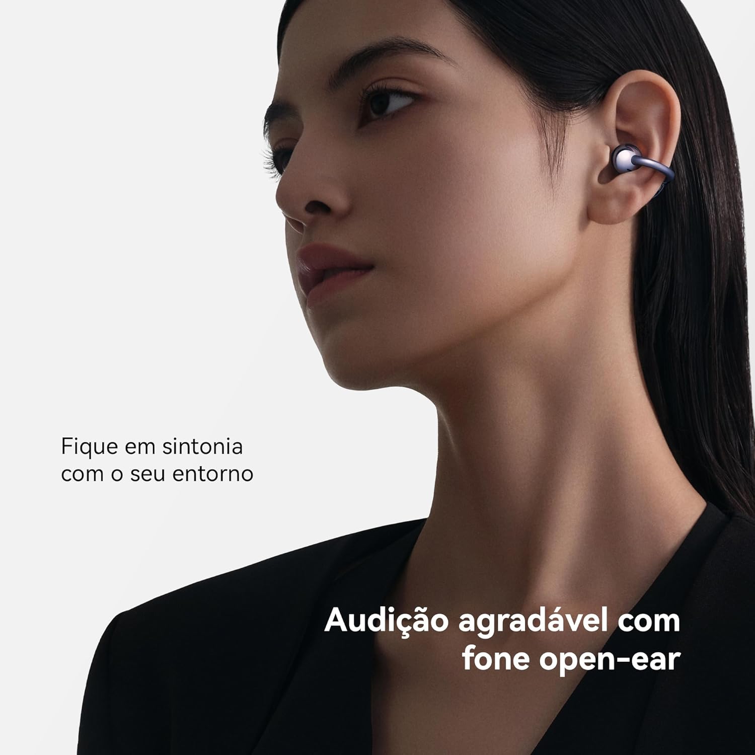 HUAWEI FreeClip, Groundbreaking Aesthetic Design, Feather-Light Wearing, Open-Ear Listening, AI Crystal-Clear Call, Long Battery Life, Dual-Device