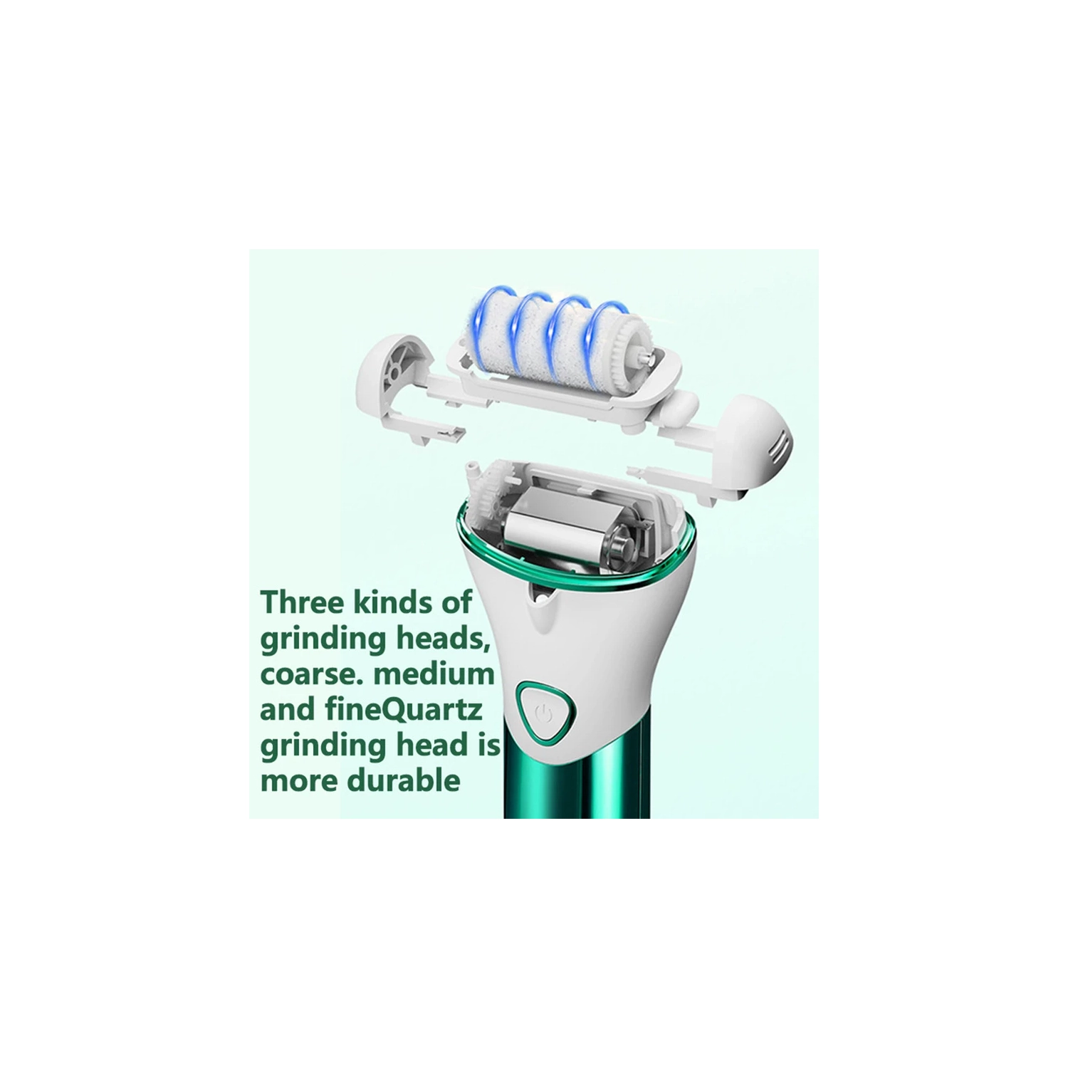 Défroissage des pieds, ponceuse à pieds rechargeable, outil de pédicure électrique pour les pieds, rasoir électronique antifroissement des pieds