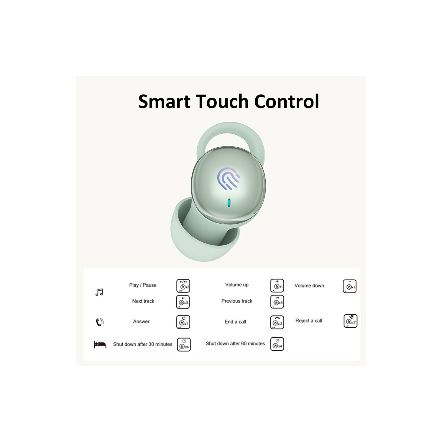 Écouteurs boutons antibruit pour dormir avec étui de chargement de voyage Mini Écouteurs boutons pour ceux qui dorment sur le dos et le côté
