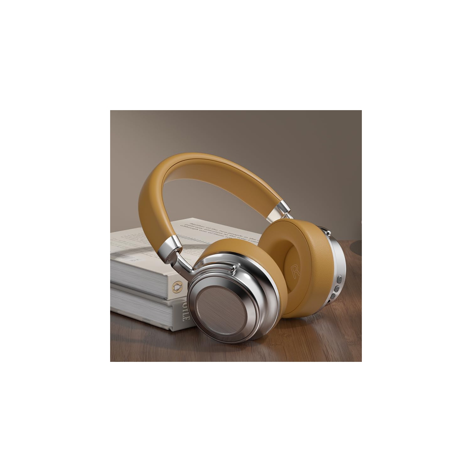 Casque d'écoute Bluetooth Vintage Metal de type C à chargement rapide, écouteurs haute fidélité pour le sport, les affaires, la musique