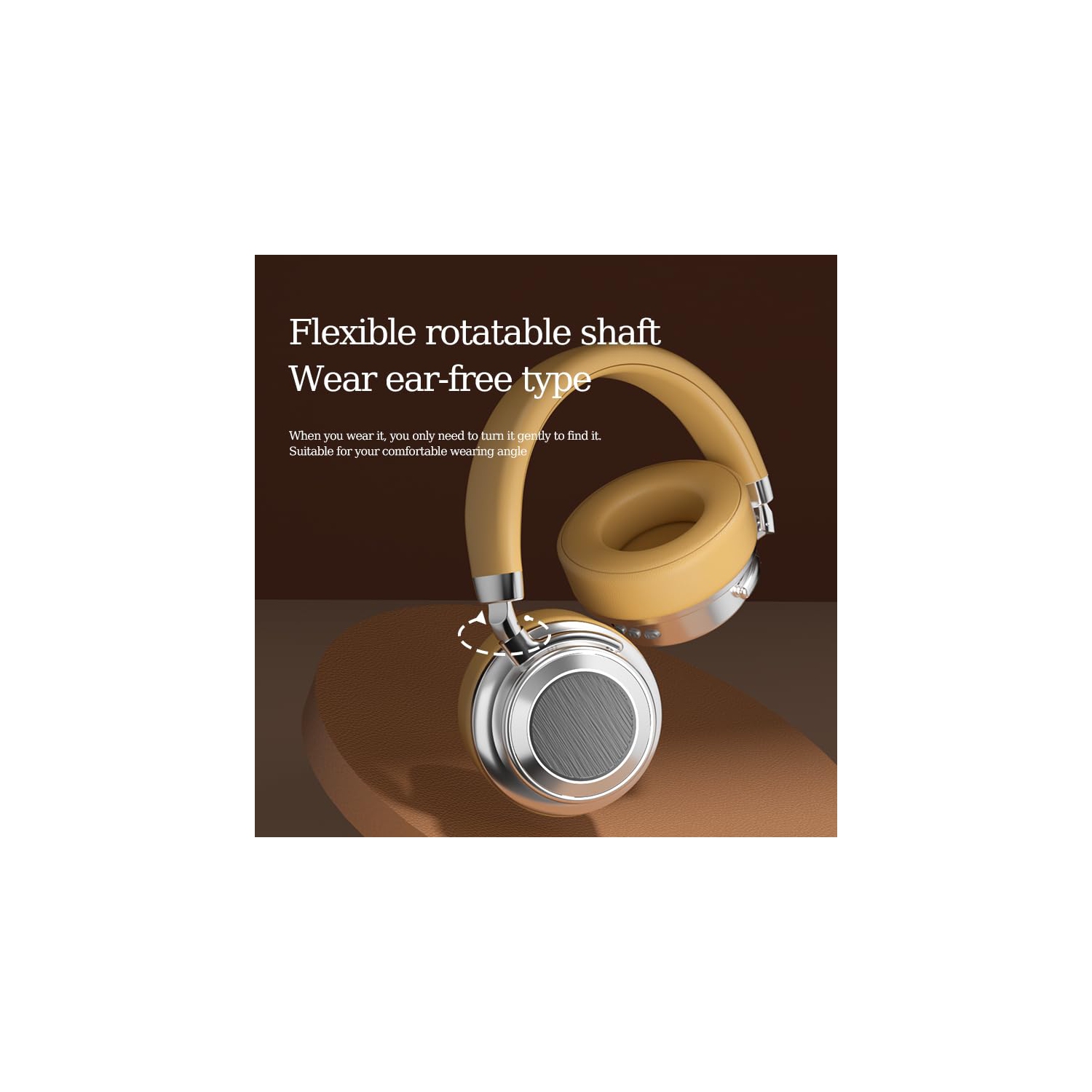 Casque d'écoute Bluetooth Vintage Metal de type C à chargement rapide, écouteurs haute fidélité pour le sport, les affaires, la musique