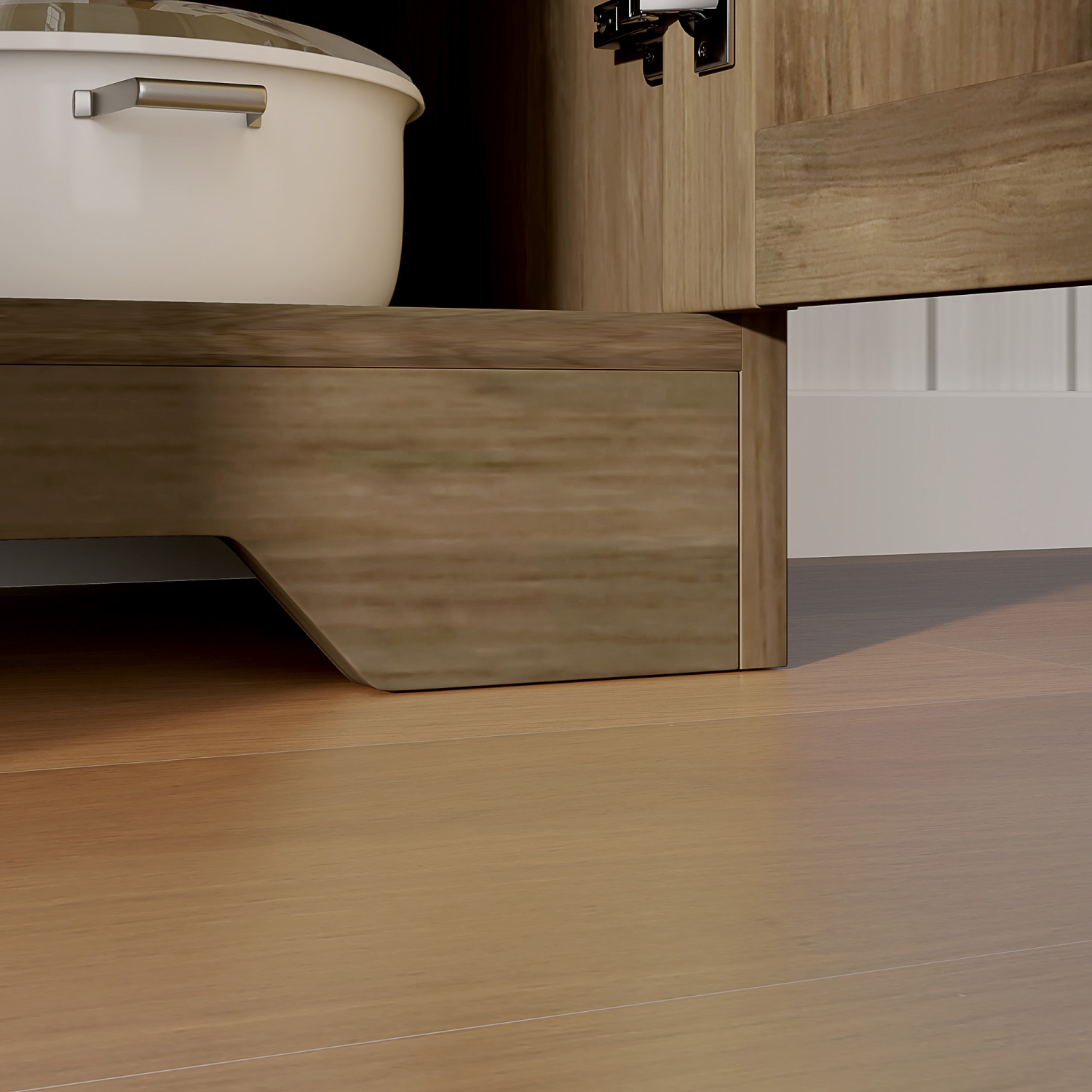 HOMCOM Sideboard Buffet Cabinet with Storage, 48" Kitchen Cabinet with 2 Drawers and 4 Barn Doors, Farmhouse Coffee Bar Cabinet, Light Brown