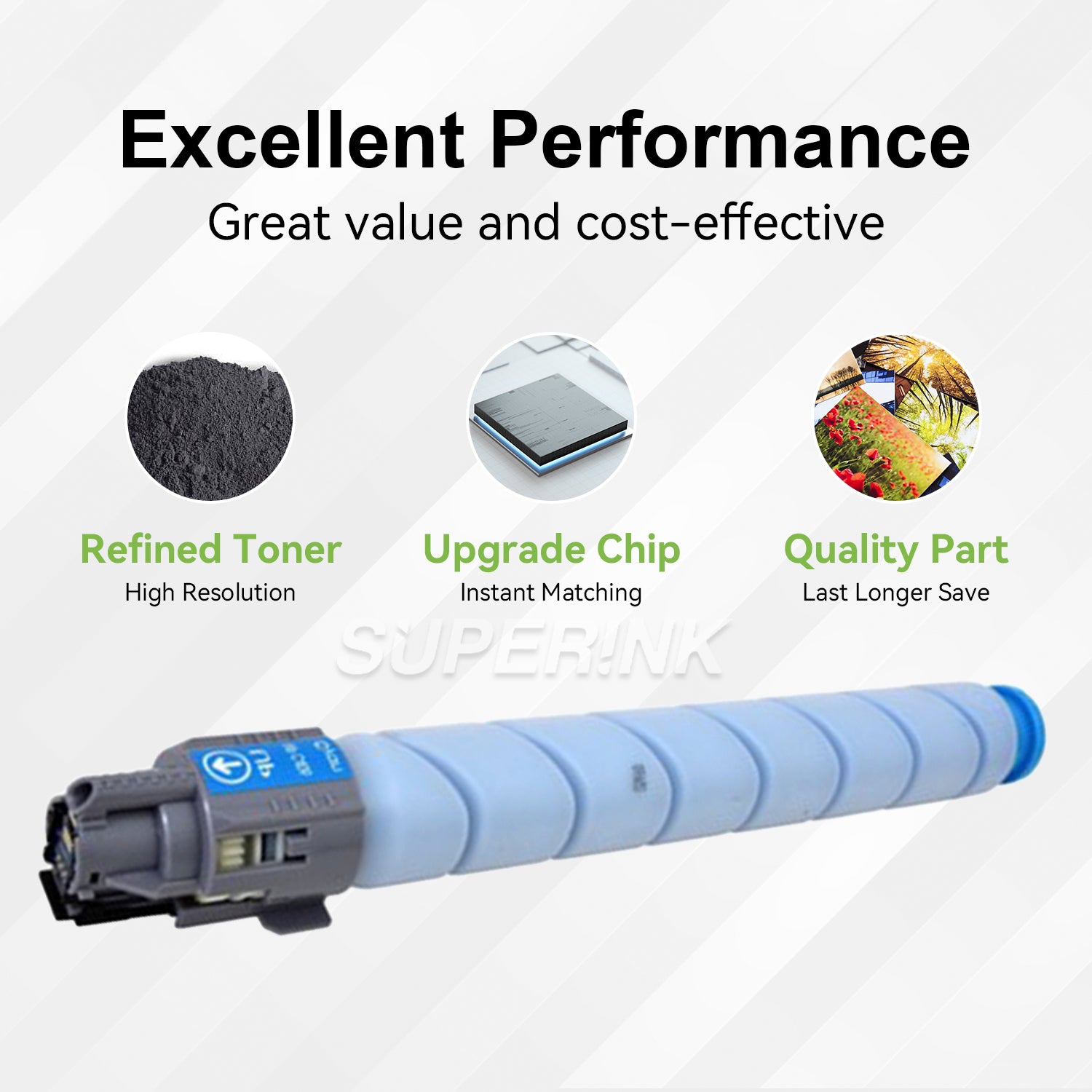 Compatible Ricoh 842092 Cyan Toner By Superink