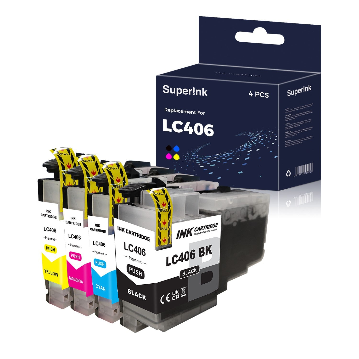 Compatible Brother LC406 Ink Cartridge Combo by Superink