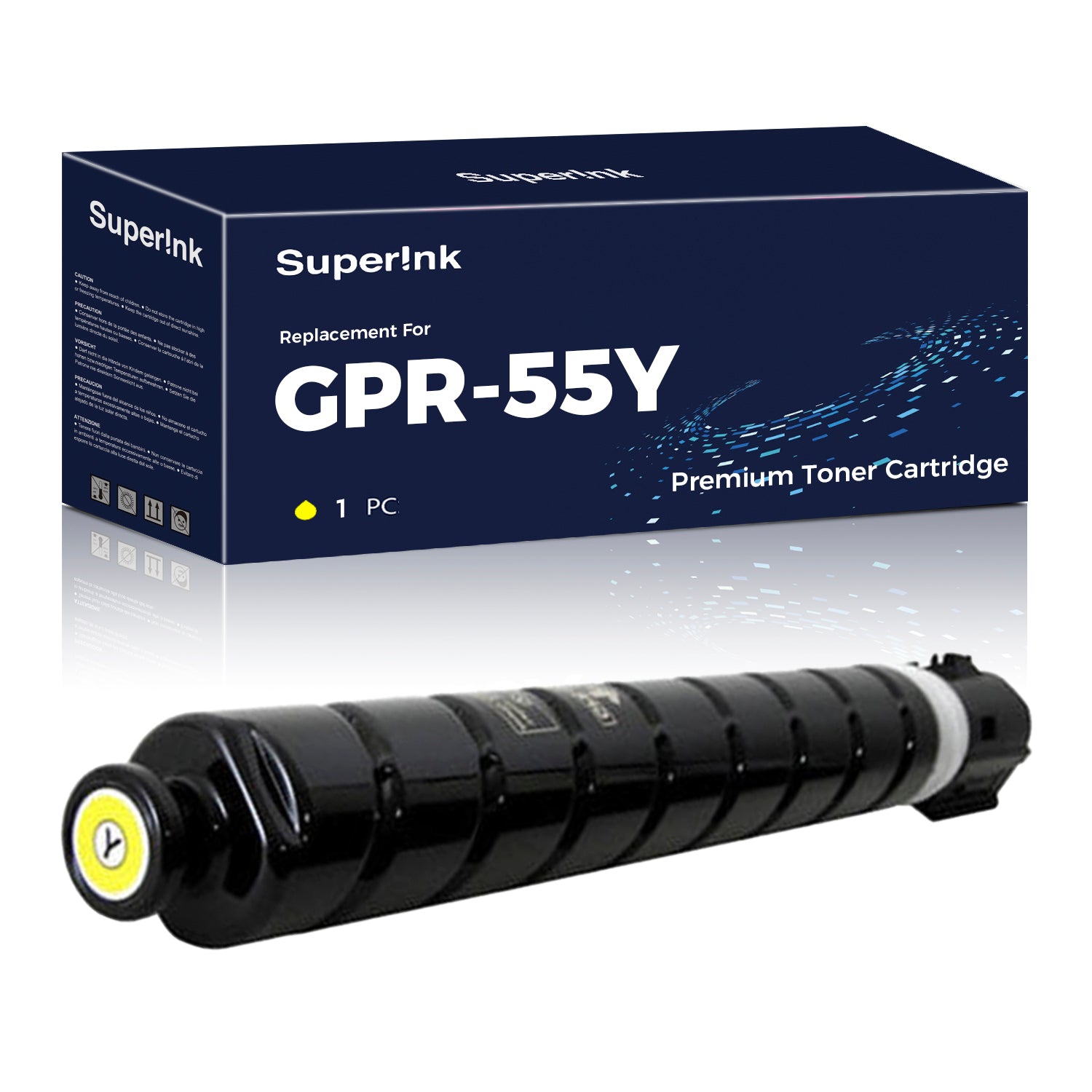 Compatible Canon GPR-55 0484C003AA Yellow Toner Cartridge By Superink