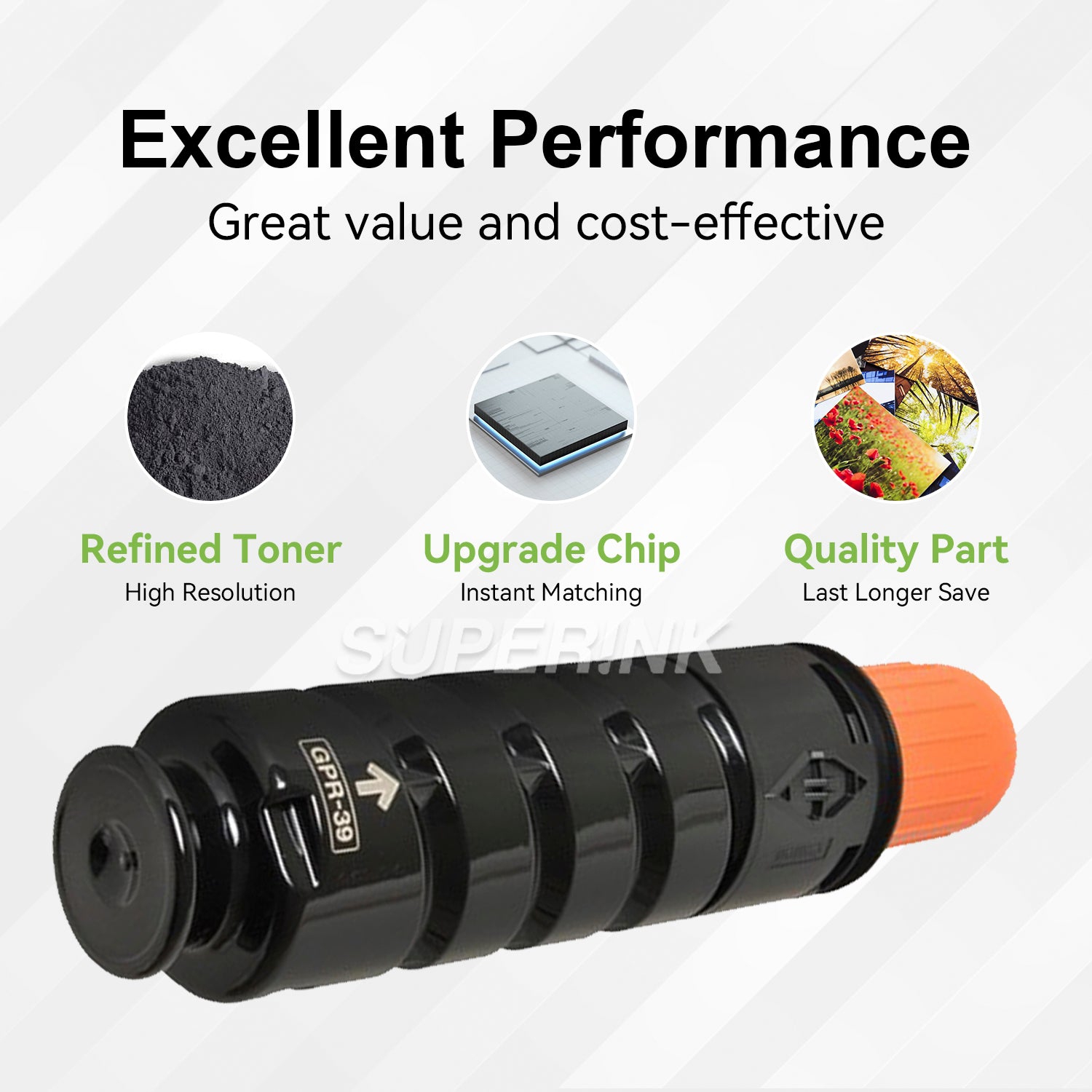 Compatible Canon GPR-39 Black Toner Cartridge by Superink