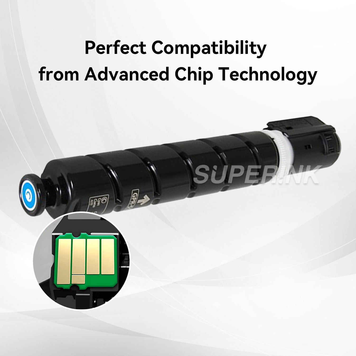 Compatible Canon GPR-51 8517B003AA Cyan Toner Cartridge By Superink