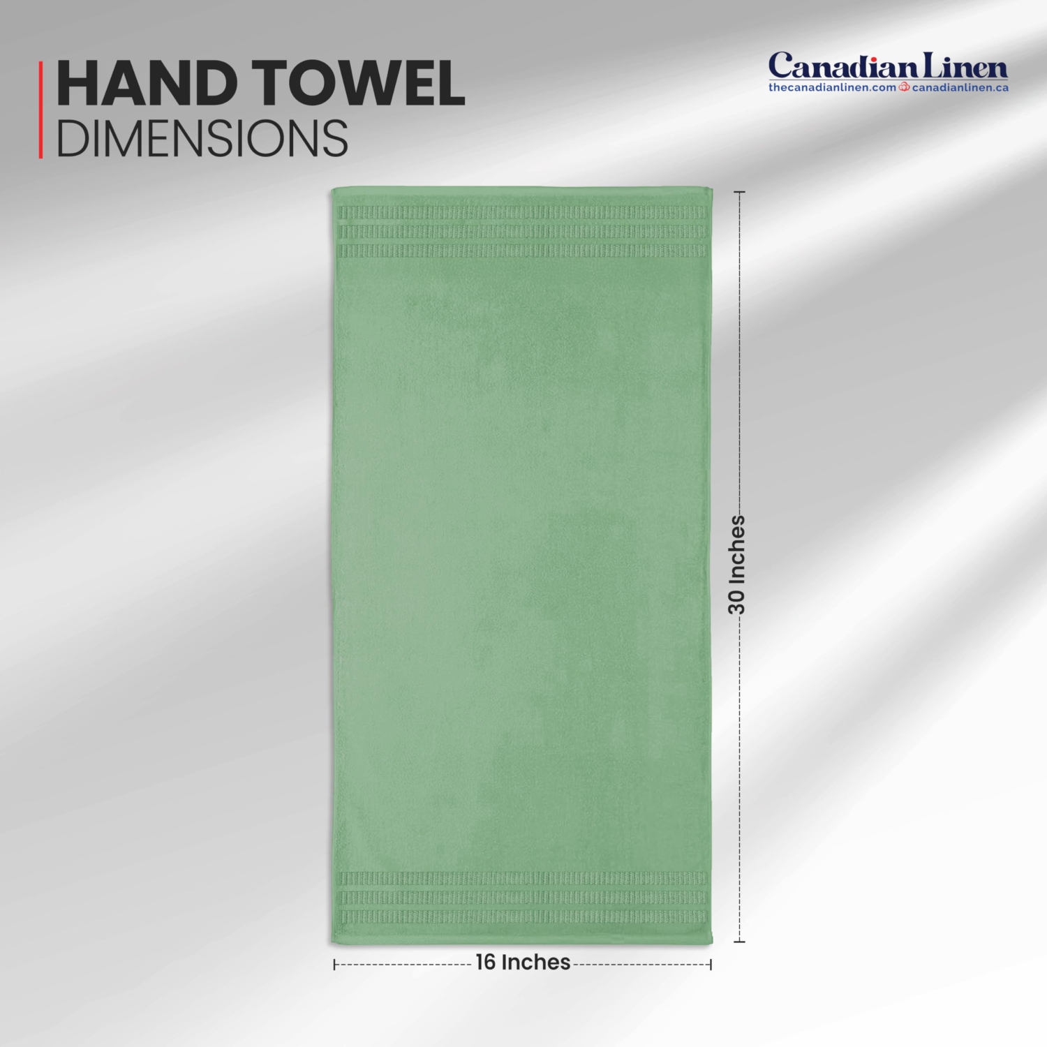 Canadian Linen Royale – Ensemble d'essuie-mains, 16 x 30 po, paq. 4, coton doux absorbant, séchage rapide, grande serviette pour les mains pour