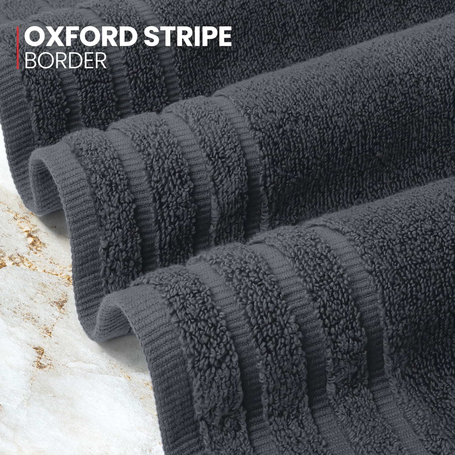 Canadian Linen Royale – Ensemble d'essuie-mains, 16 x 30&nbsp;po, paq. 4, coton doux absorbant, séchage rapide, grand essuie-mains pour la maison,