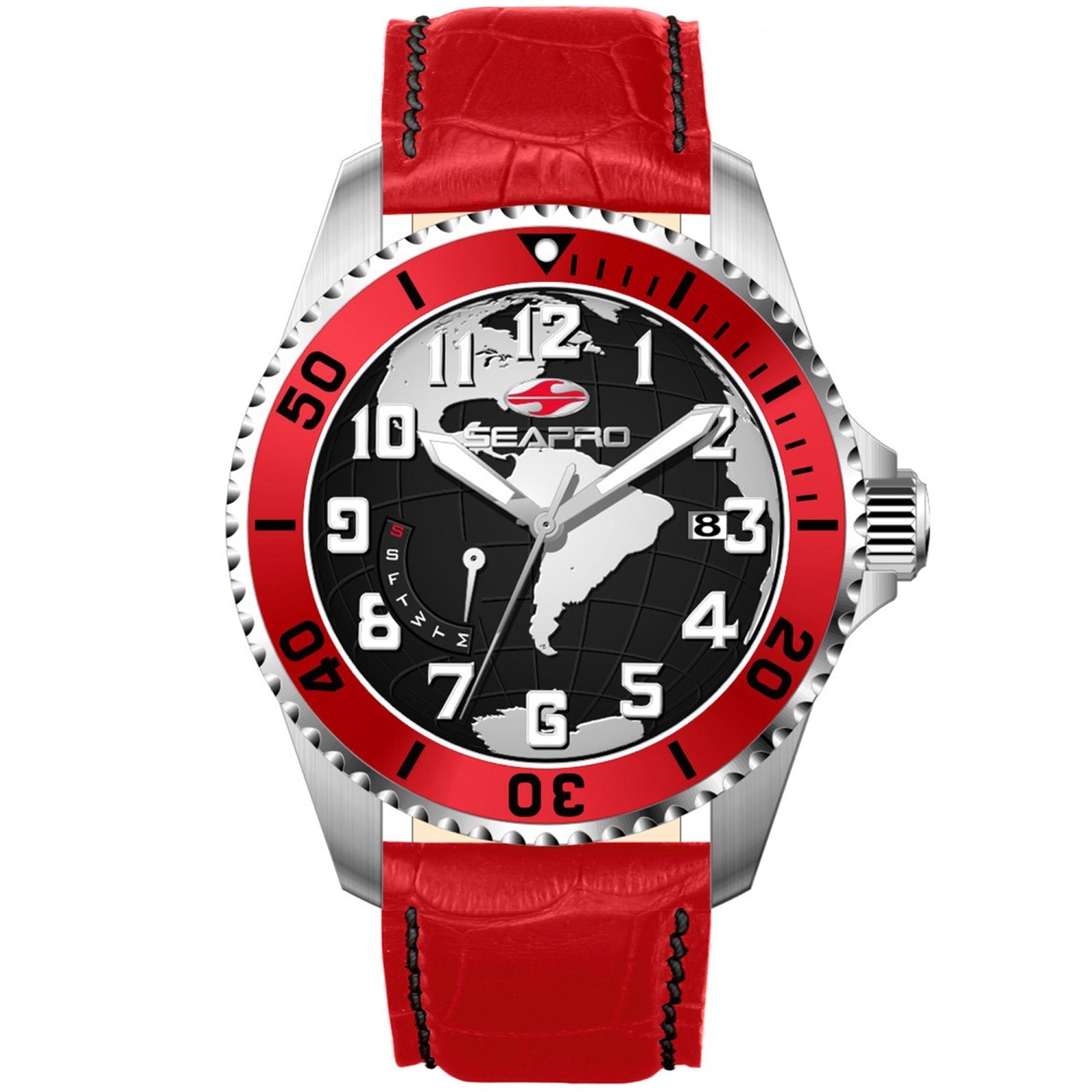 Seapro – Montre à cadran noir Voyager pour hommes – SP2741 de Balec Group