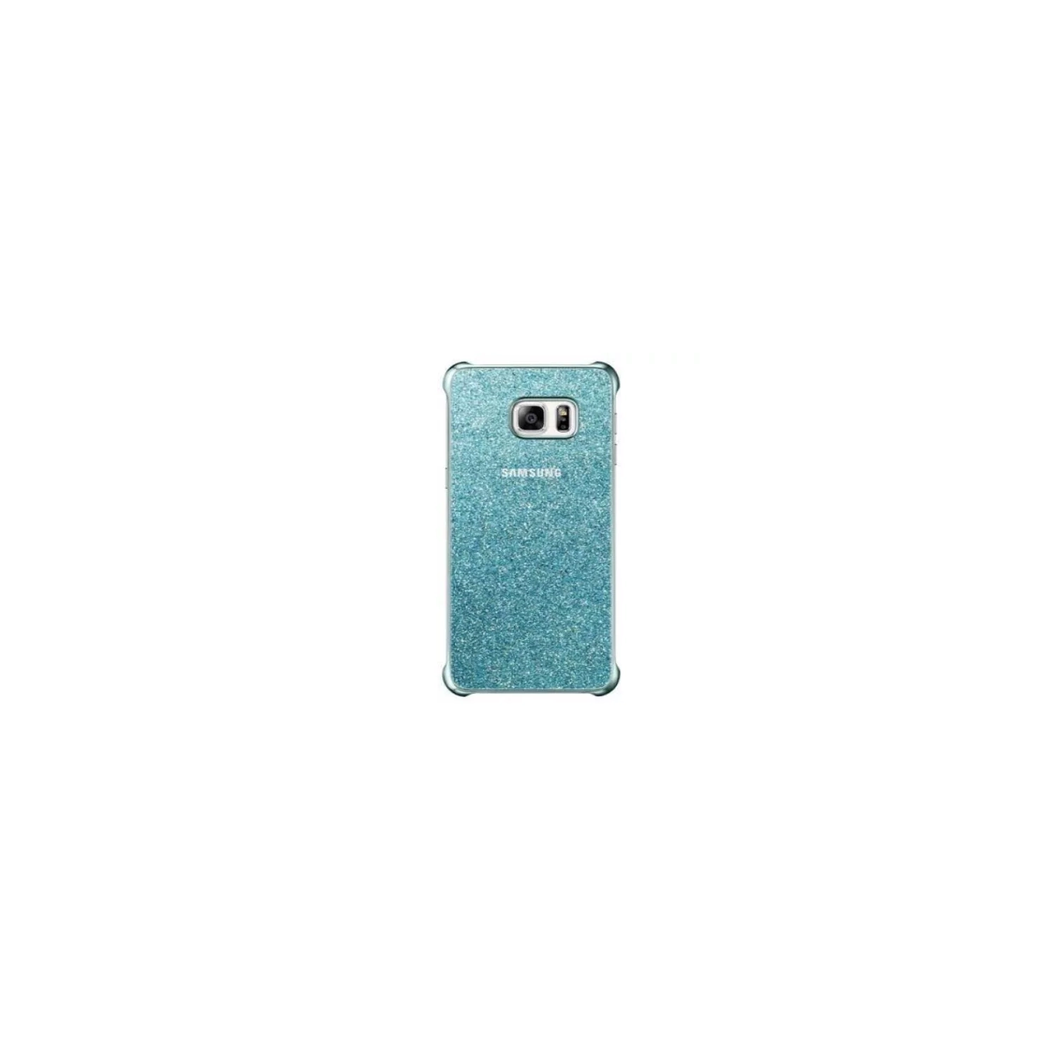 Samsung Galaxy S6 edge + Glitter cover-shiny turquoise