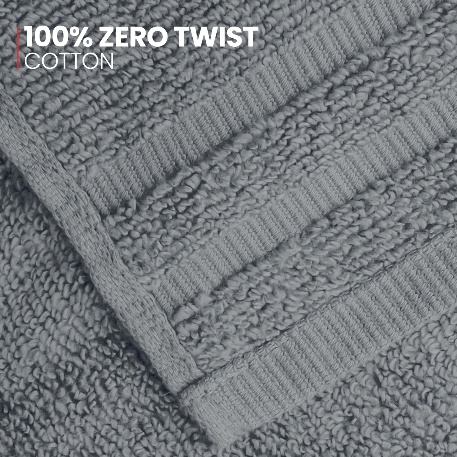 Canadian Linen Royale Face Towels Set, 13"x13", 12 Pack, Soft Absorbent Cotton Lightweight Quick Dry Washcloths for Hotel Spa Restaurant Gym, Light