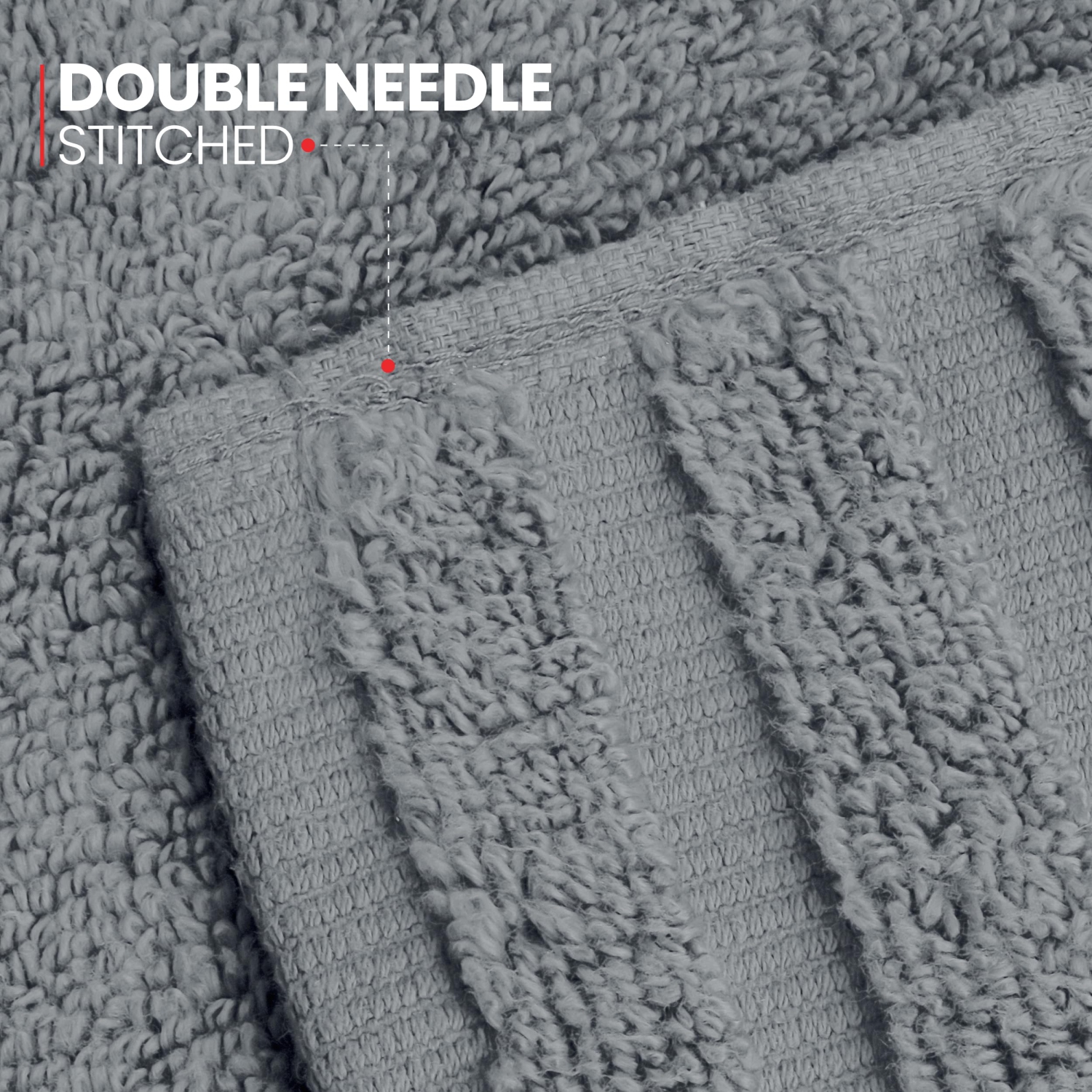 Canadian Linen Royale Face Towels Set, 13"x13", 12 Pack, Soft Absorbent Cotton Lightweight Quick Dry Washcloths for Hotel Spa Restaurant Gym, Light