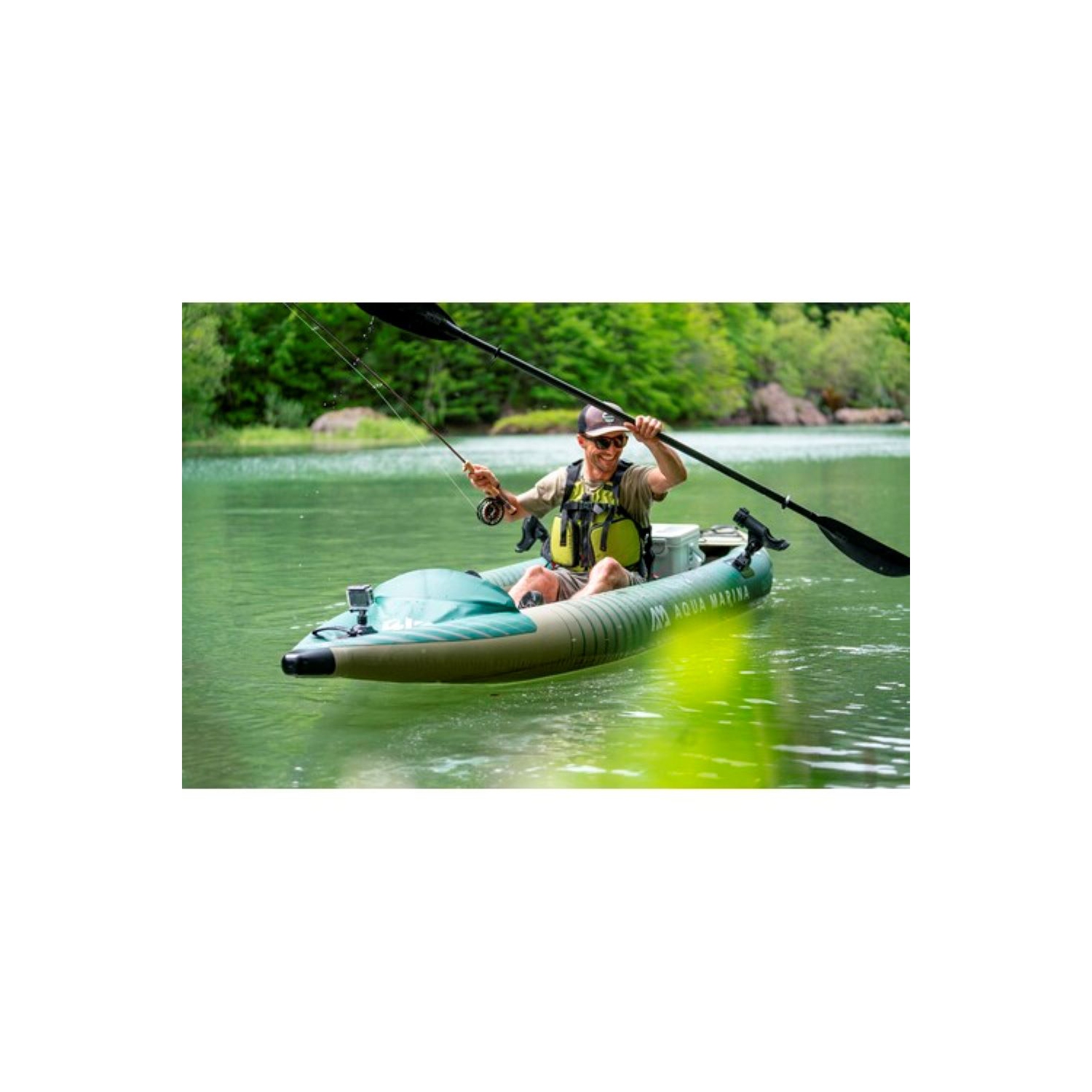 Boîte ouverte - 1/2-kayak de calibre pour pêcher