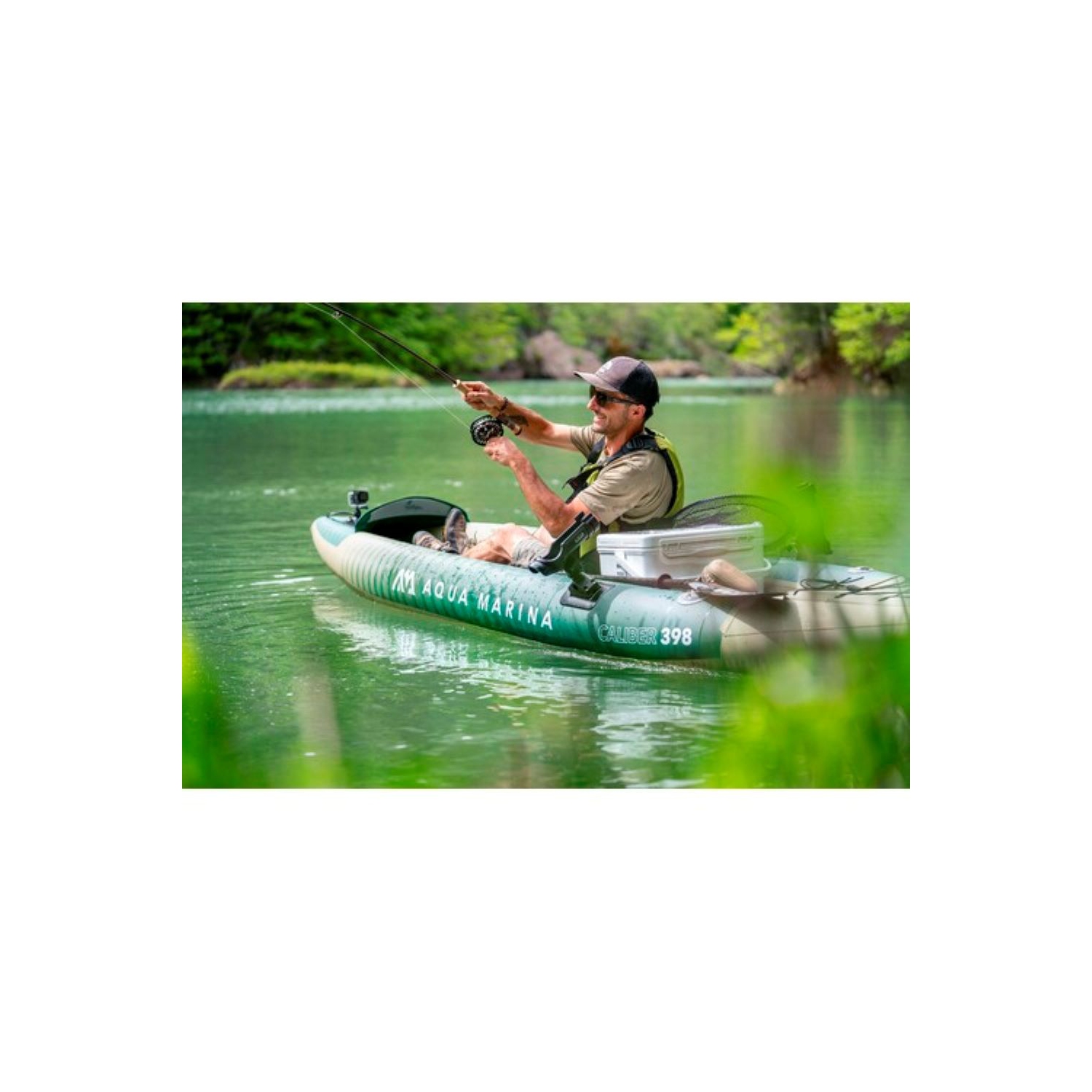 Boîte ouverte - 1/2-kayak de calibre pour pêcher