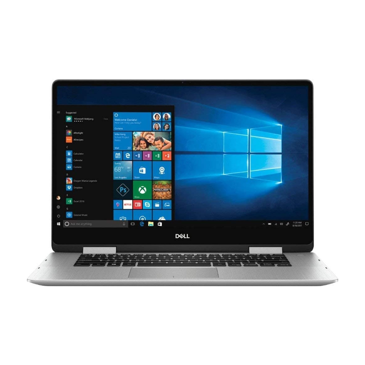 Inspiron 5579 de 15&nbsp;po de Dell, portable 2-en-1 à écran tactile HD intégrale 1080p 15,6&nbsp;po, Core i5 8ᵉ gén, mémoire vive 8&nbsp;Go, disque