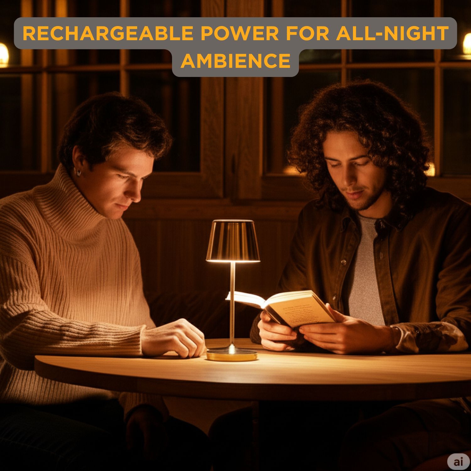 Abbott Crosby Bell Shape LED Table Lamp, Rechargeable with Dimmable Brightness, Compact Modern Accent with Charging Base for Desk or Dining, 8",