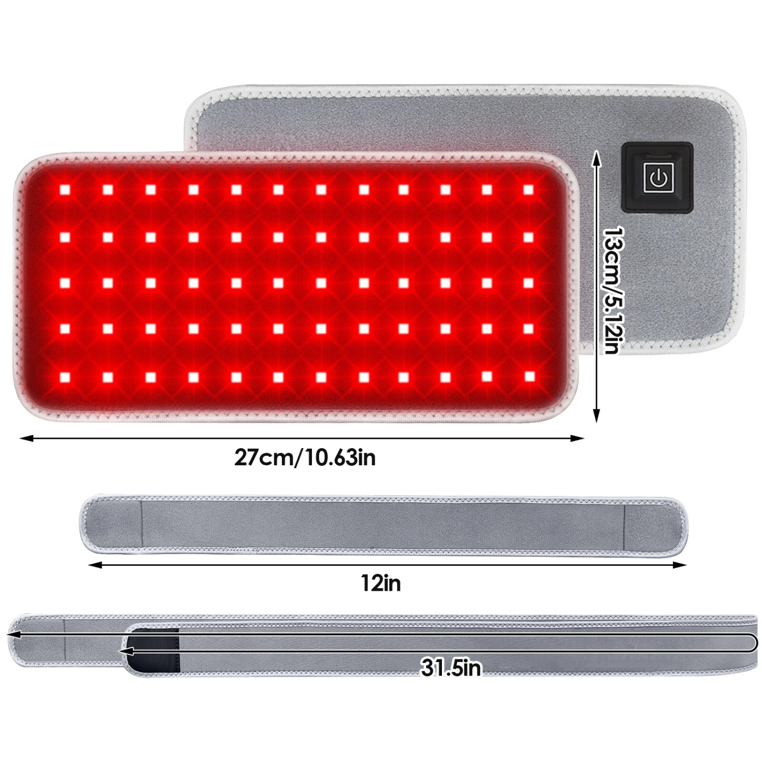 Red Light Therapy for Neck - Near Infrared Light Therapy Belt for Pain Relief for Shoulder, Wrist, Knee and Ankle
