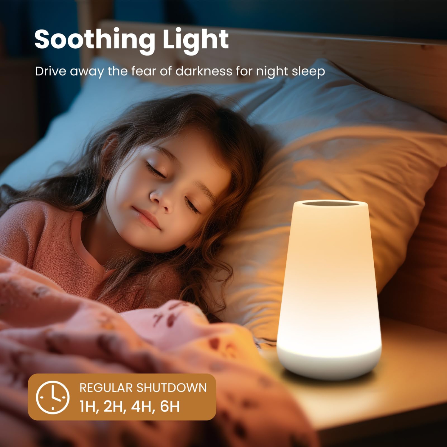 Veilleuse 13 couleurs pour chambre à coucher, lampe tactile à intensité réglable avec télécommande, lampe de chevet portative pour bureau