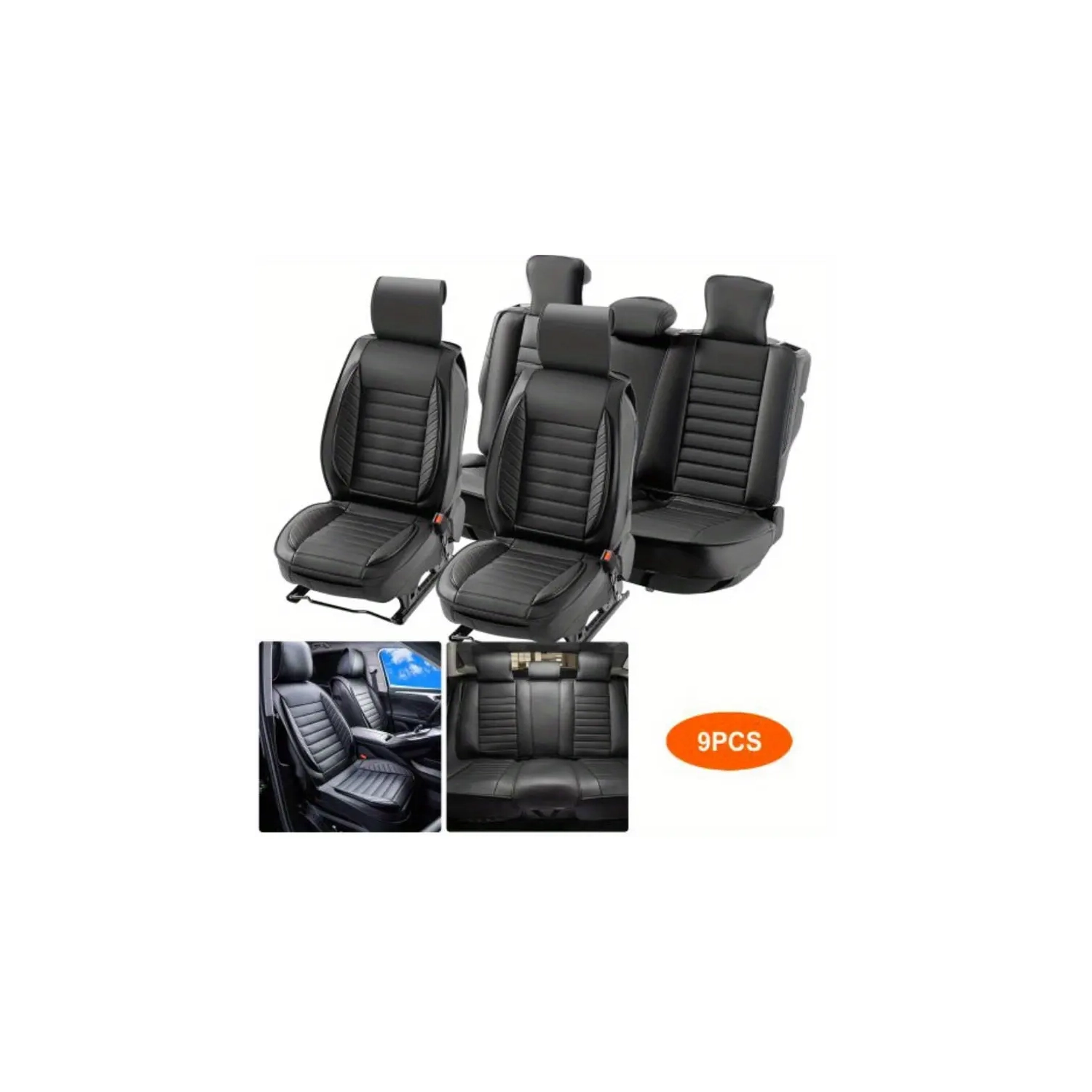 🎄🚗 Ensemble tapis et accessoires toutes saisons | Protection de plancher haut de gamme, pare-soleil UV, housses de siège pour Ram 1500 et plus