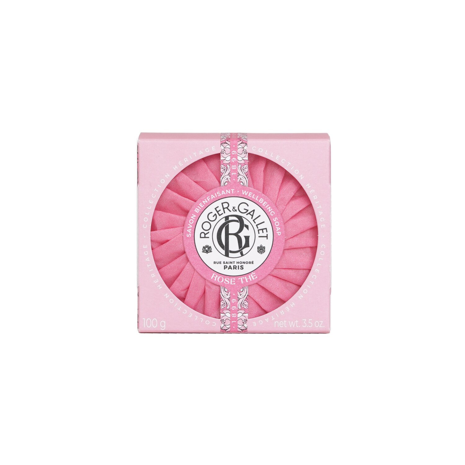 Savon rose pour le bien-être, 100&nbsp;g