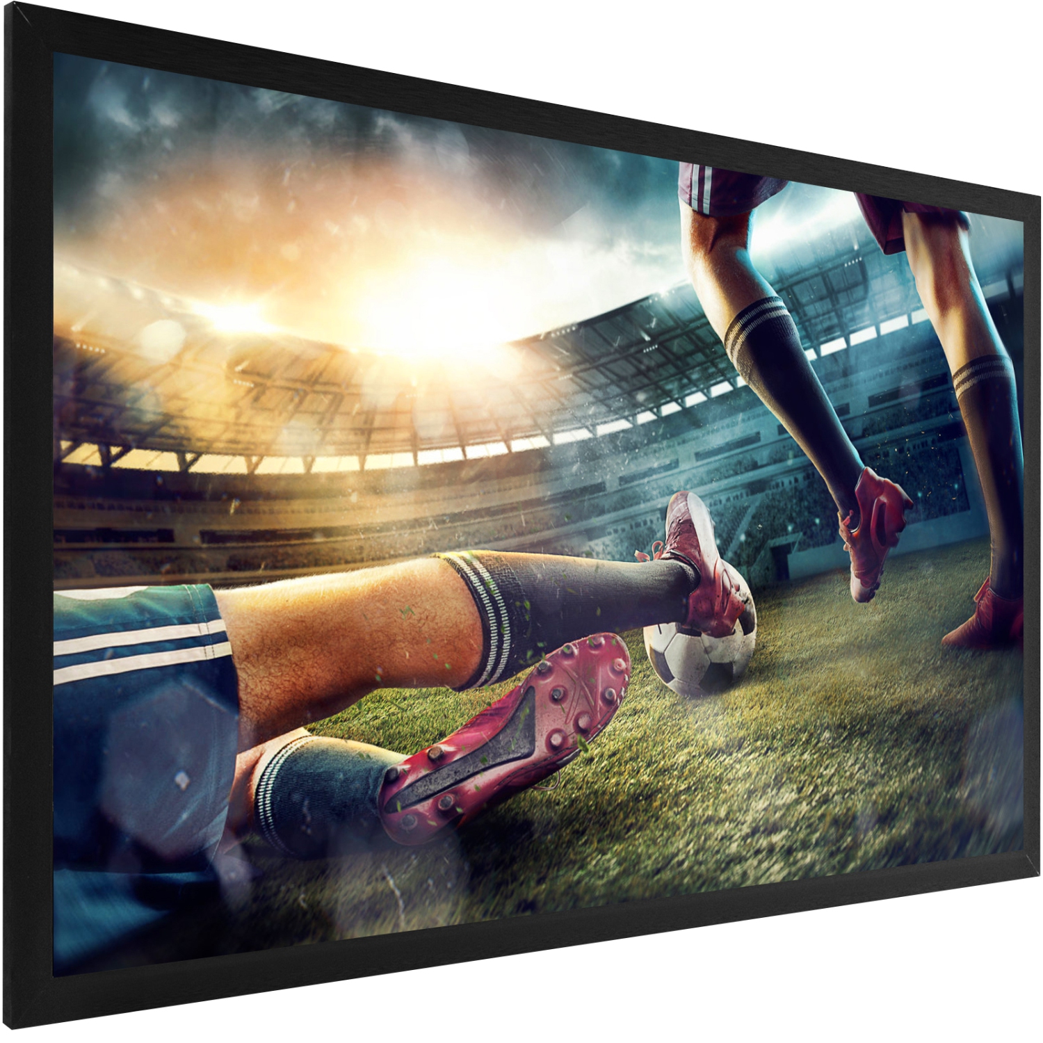 VEVOR Projection Screen 120inch 16:9 Movie Screen Fixed Frame 3D Projector Screen for 4K HDTV Movie Theater Home