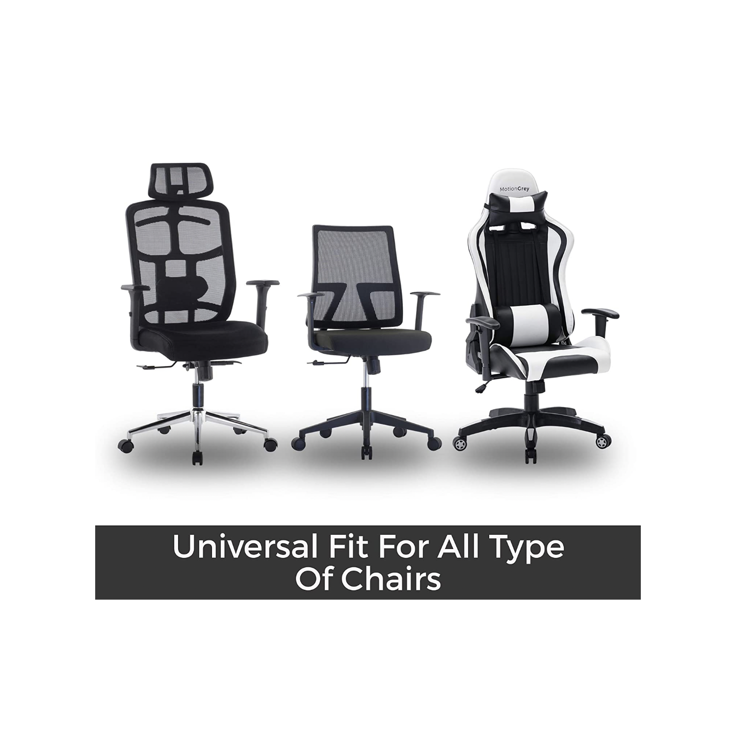 Remplacement du cylindre de fauteuil de bureau Easy MotionGrey – Piston à vérin à gaz de classe 4 – Convient à tous les fauteuils de bureau et de jeu