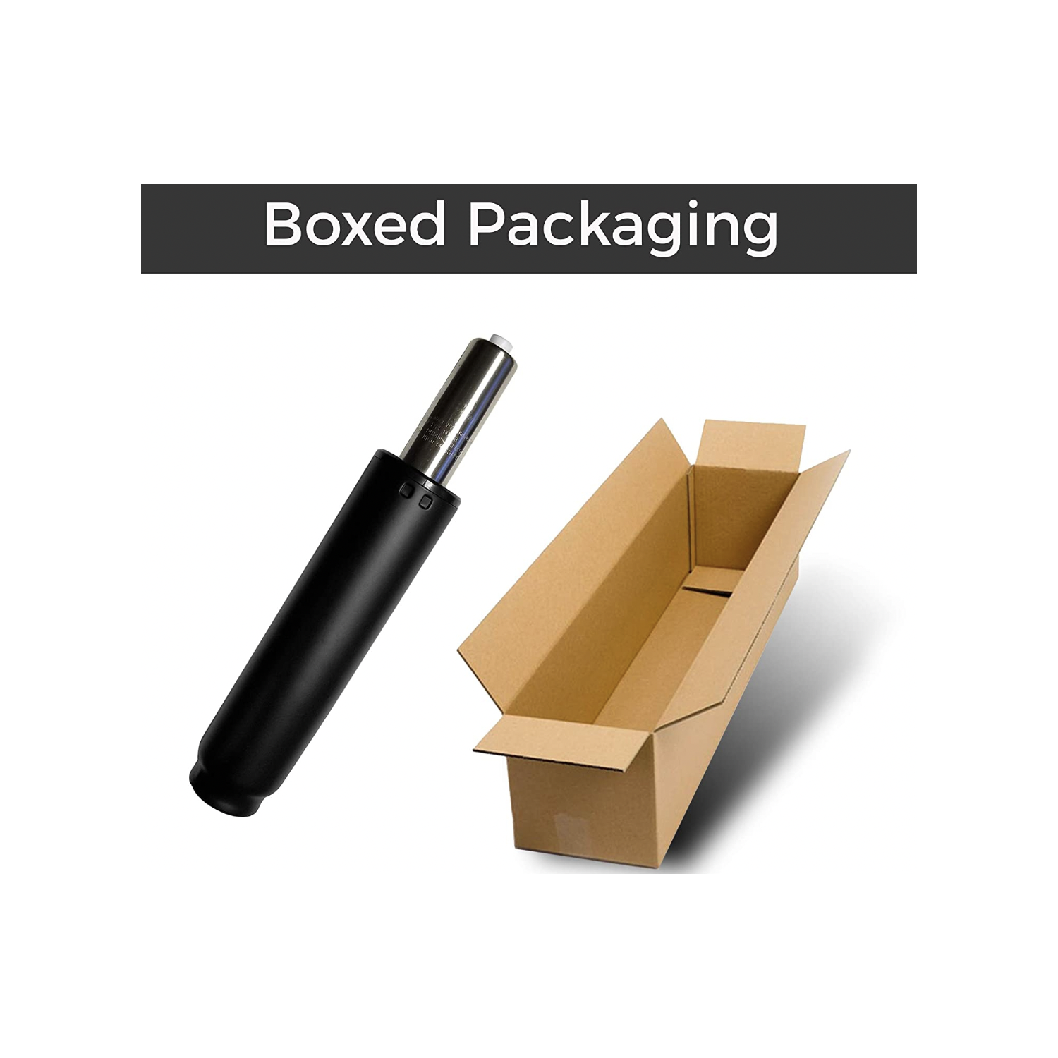 Remplacement du cylindre de fauteuil de bureau Easy MotionGrey – Piston à vérin à gaz de classe 4 – Convient à tous les fauteuils de bureau et de jeu