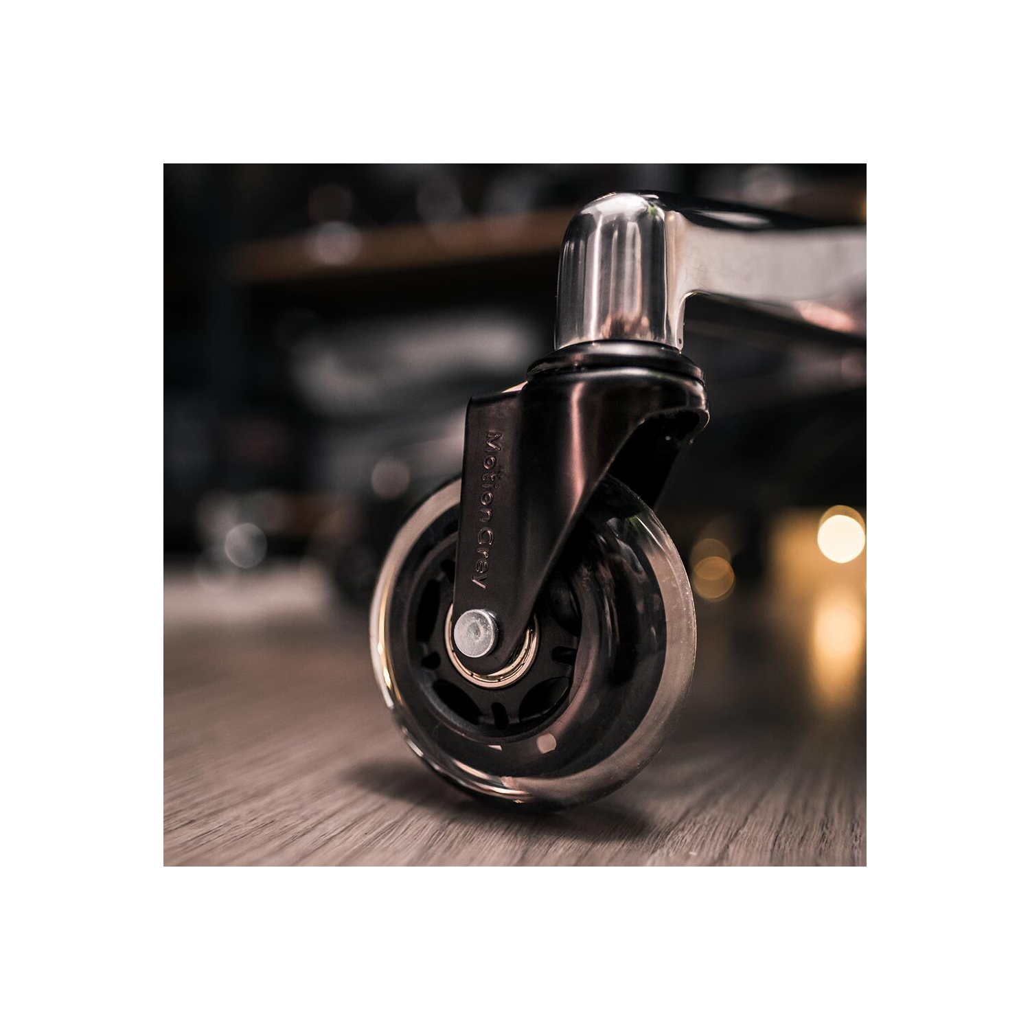 MotionGrey - SmoothGlide Office Chair Wheels with Gloves – 3" Casters for Office Chairs, Safe for Hardwood, Tile & Carpet, Quiet Rolling Replacement