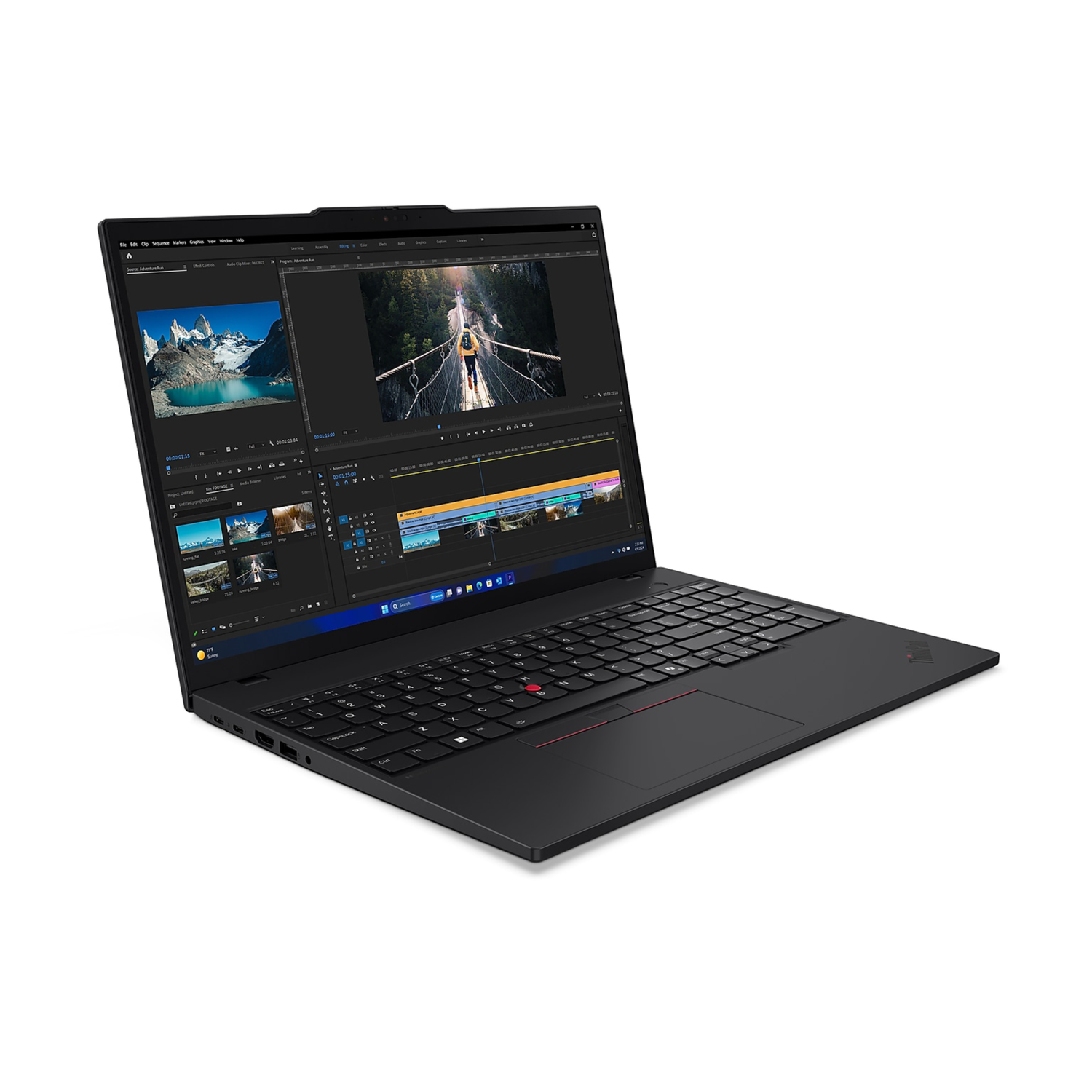 Lenovo ThinkPad T16 G3 16" WUXGA Laptop - Black（Intel Ultra 5 125U/512GB SSD/ 16GB DDR5/Windows 11 Pro)