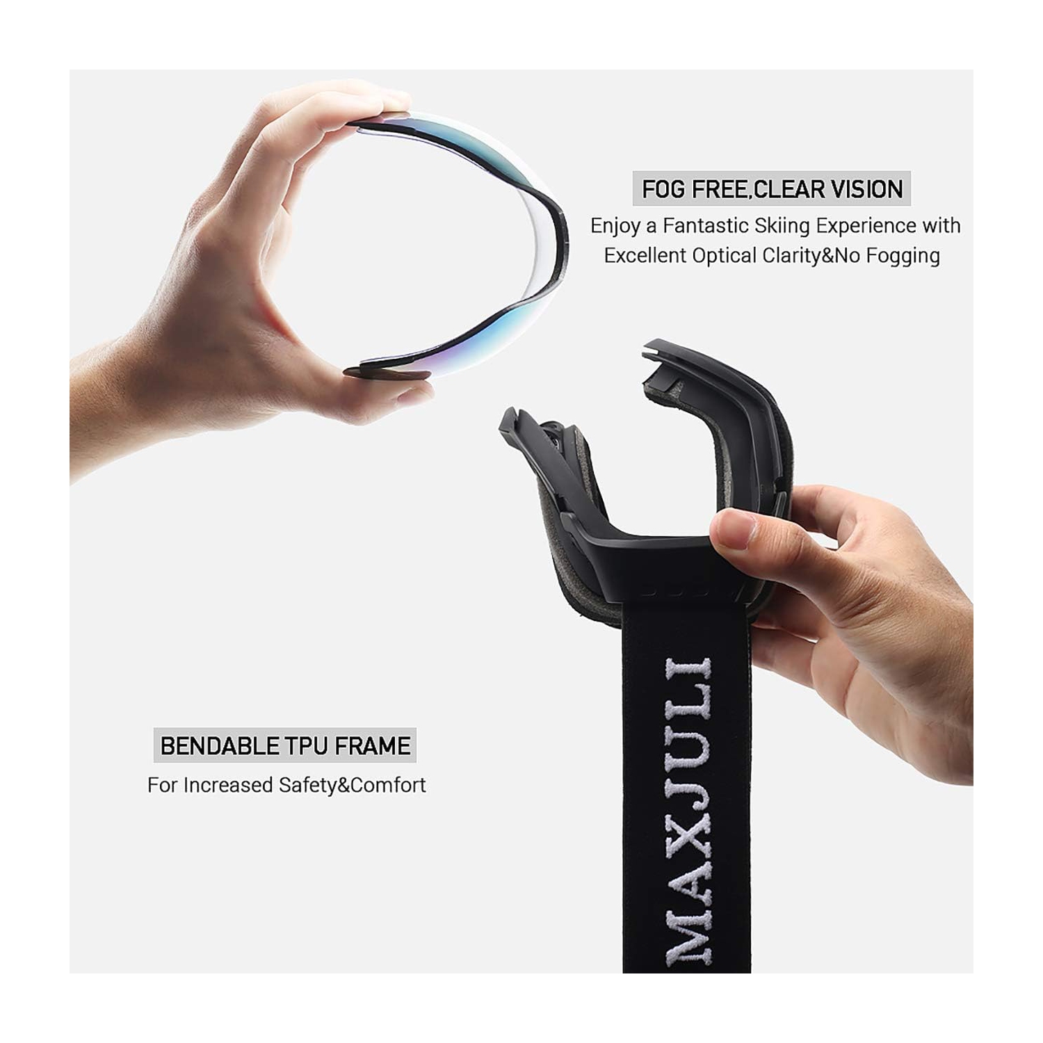 Ski Goggles,Winter Snow Sports Snowboard Goggles Youth & Men Women Skiing Skating Snowmobile,D01-black Frame Colorful