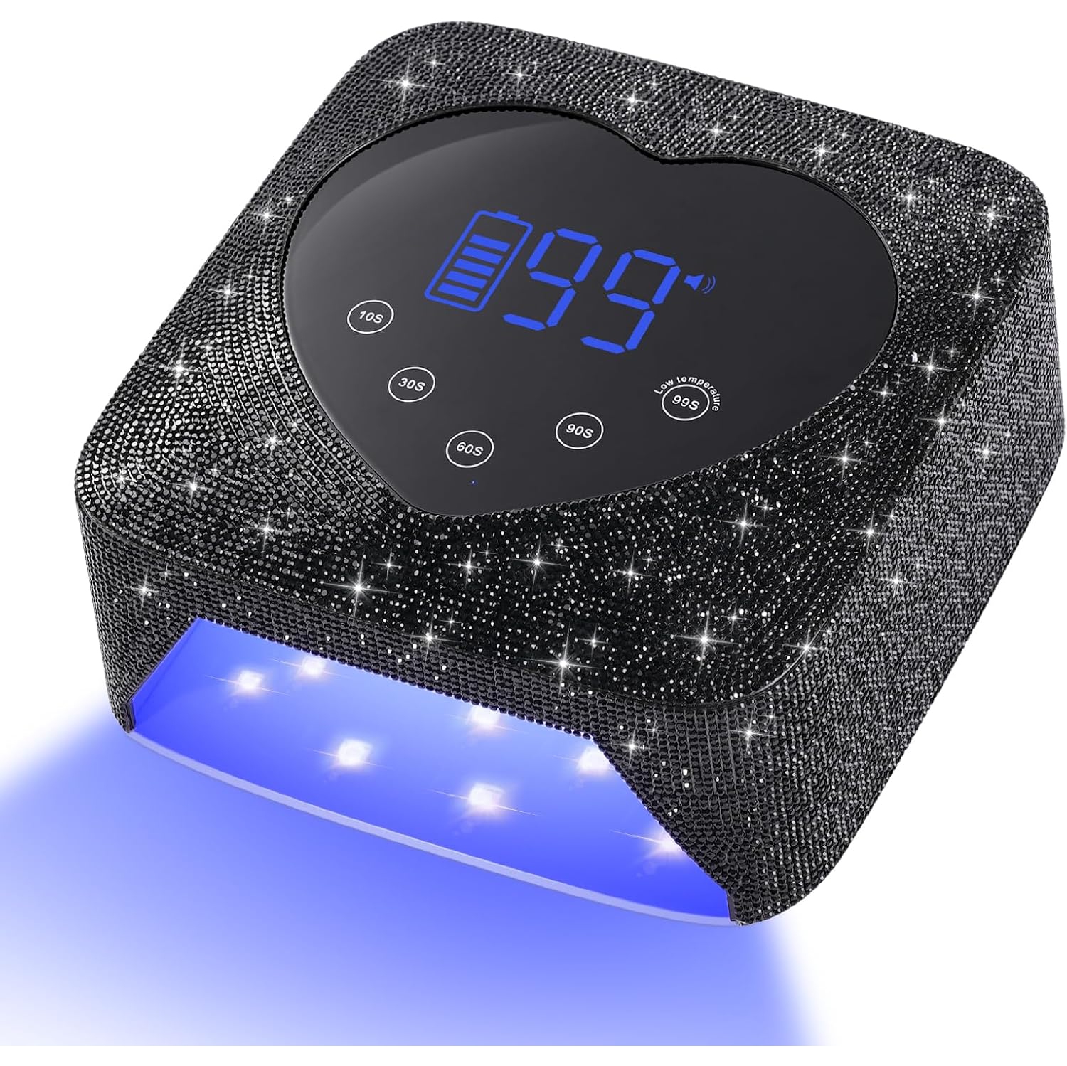 UV Light for Nails,Cordless UV Nail Lamp for Gel Nails,LED Nail Dryer with 5 Timer Setting,Touch Control & Auto Sensor,Fast Nail Light Curing Lamp