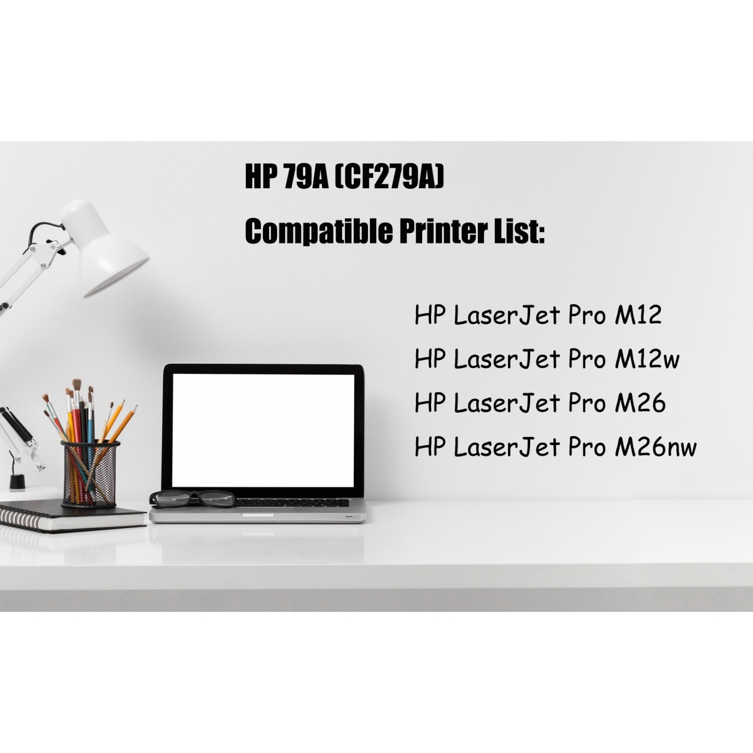 Remplacement compatible avec la cartouche d'encre en poudre 79&nbsp;A 279&nbsp;A 79a cf279a hp79a 79&nbsp;A CF279 LaserJet Pro MFP M26a M26nw M12a