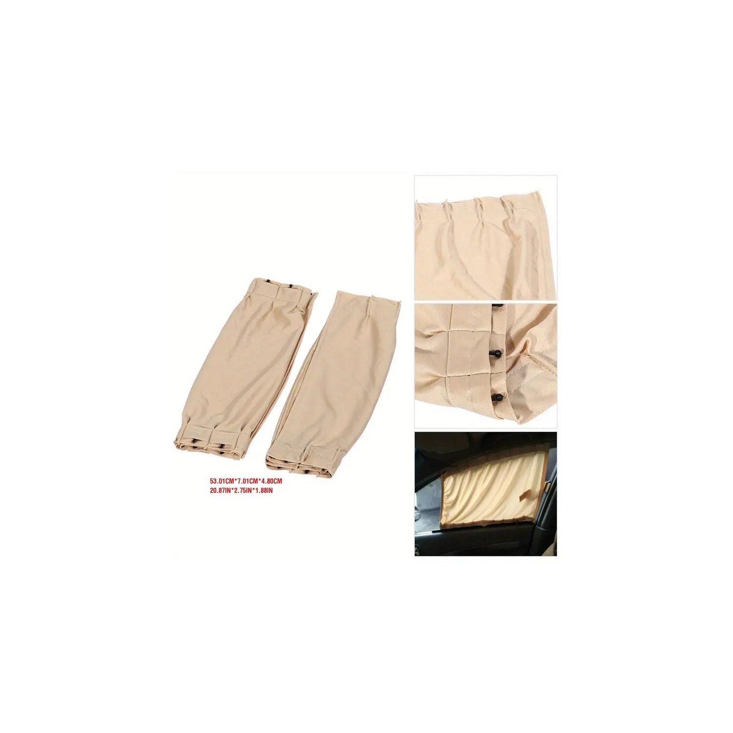 Ensemble de tapis protecteurs universels et pare-soleil de fenêtre réglables pour l'auto