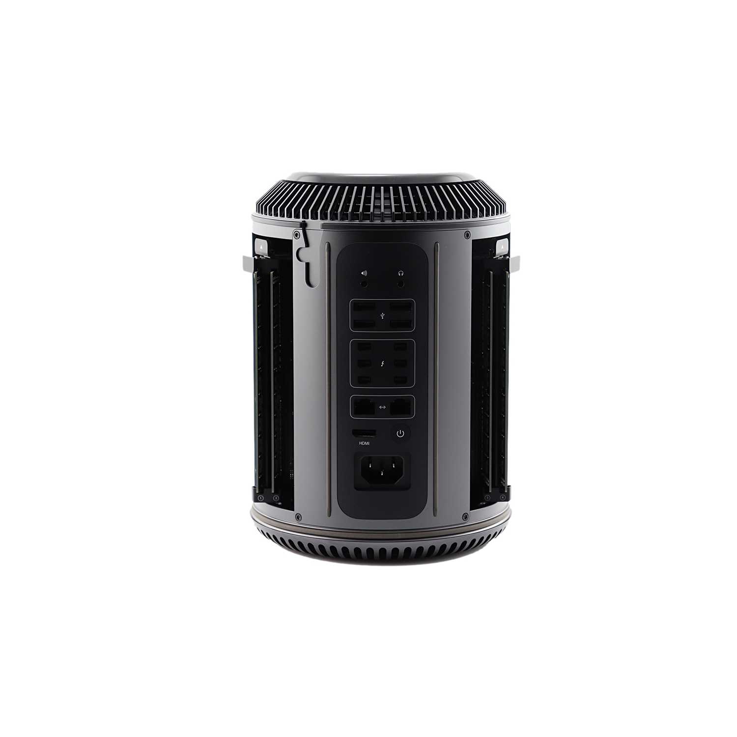 Ordinateur de bureau Mac Pro 128&nbsp;Go RAM 2,7&nbsp;GHz 12 coeurs 1&nbsp;To Xeon E5 Dual AMD FirePro D700 SSD + 6&nbsp;Go GDDR5 VRAM - Remis à neuf