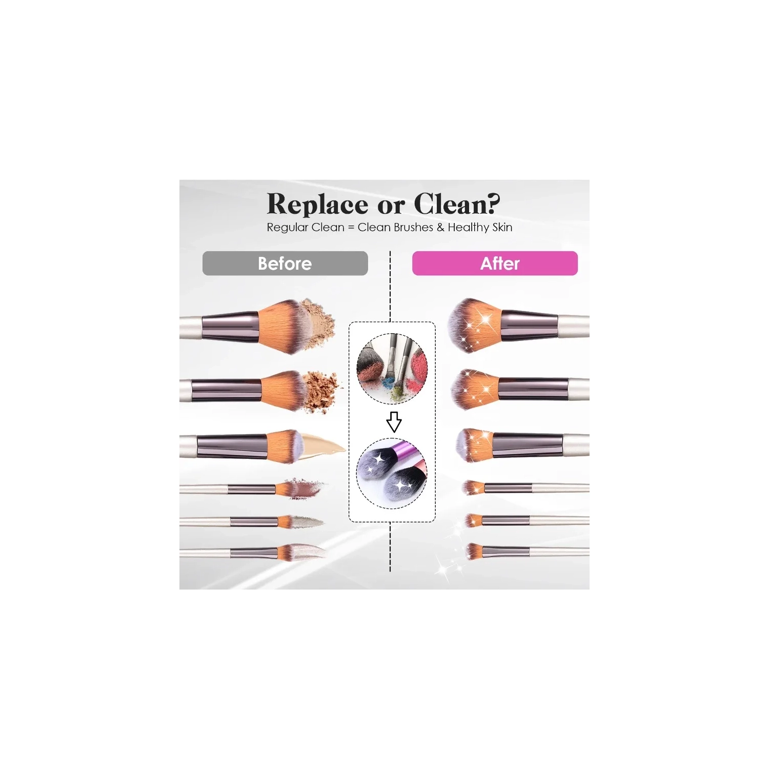 USB Makeup Brush Cleaner, Machine Silicone Electric Cosmetic Brushes Clean Dryer Tool Automatic Wash Makeup Tools
