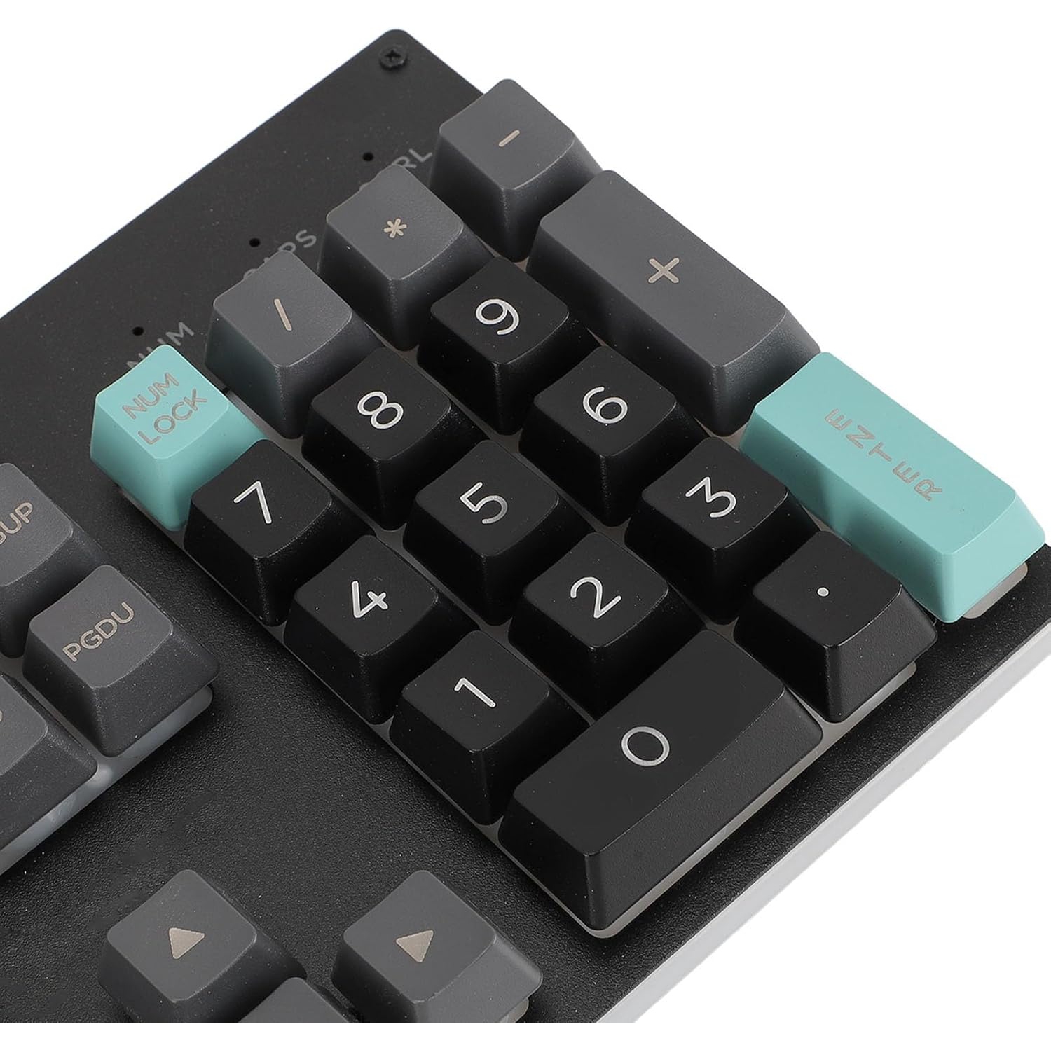 Upgraded Large Print Computer Keyboard, No Delay USB Wired Backlit Keyboard with Metal Panel,