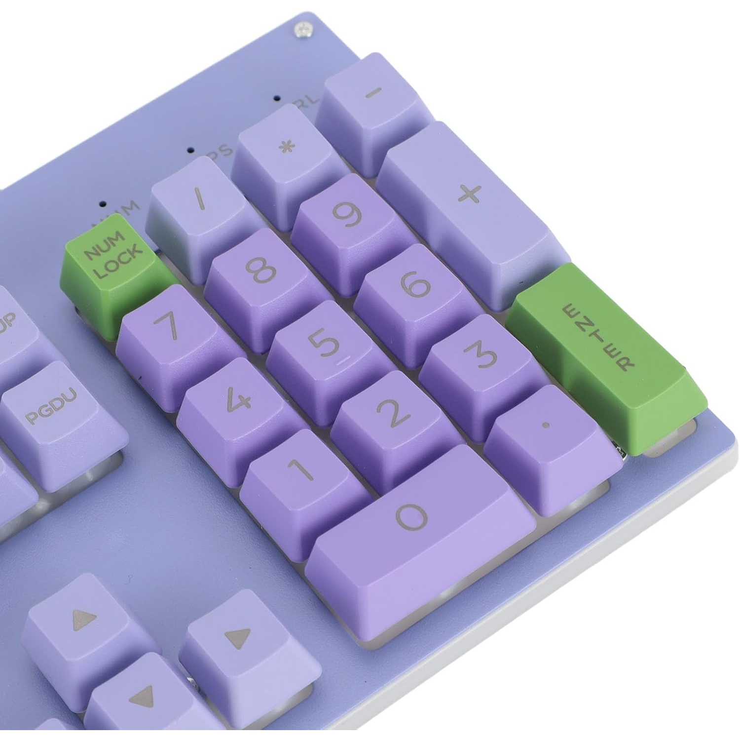 Upgraded Large Print Computer Keyboard, No Delay USB Wired Backlit Keyboard with Metal Panel,